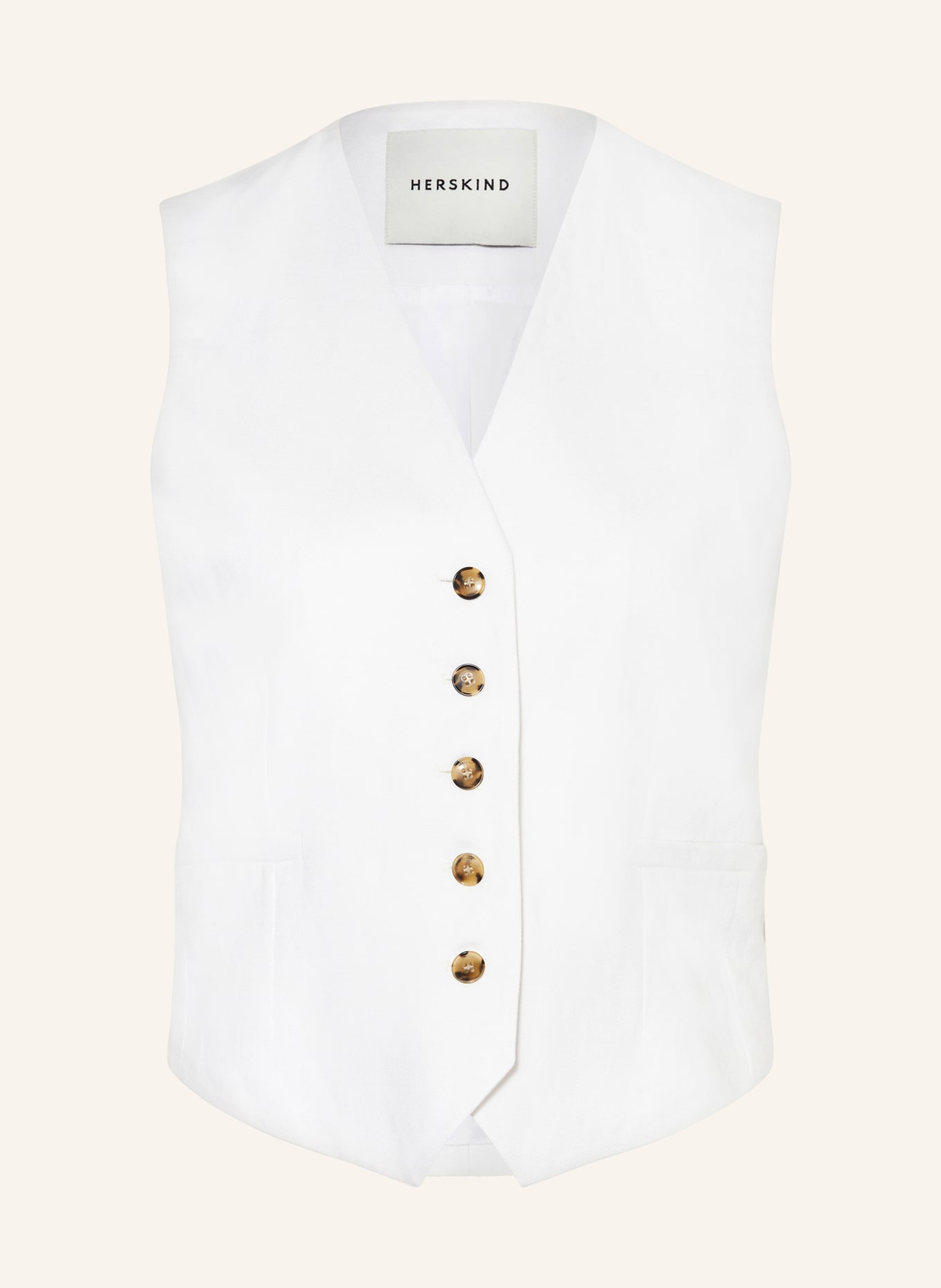 Herskind Blazer vest MISTER, Color: WHITE (Image 1)