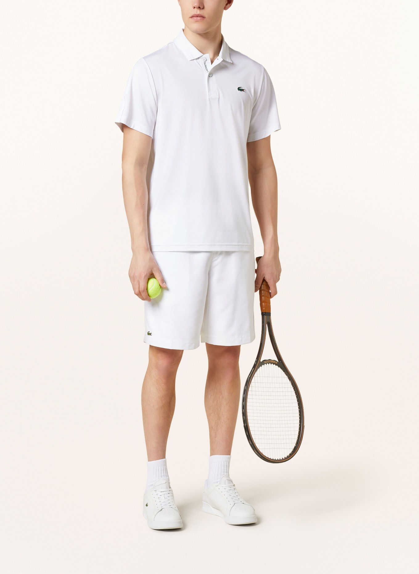 LACOSTE Szorty tenisowe, Kolor: BIAŁY (Obrazek 2)