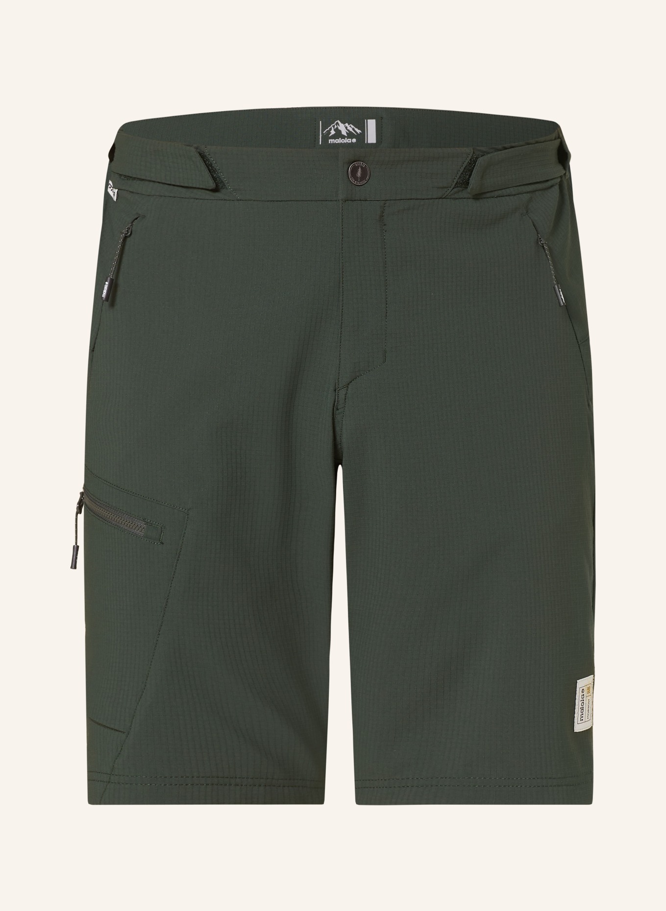 maloja Cycling shorts without padded insert GRUYERESM, Color: DARK GREEN (Image 1)
