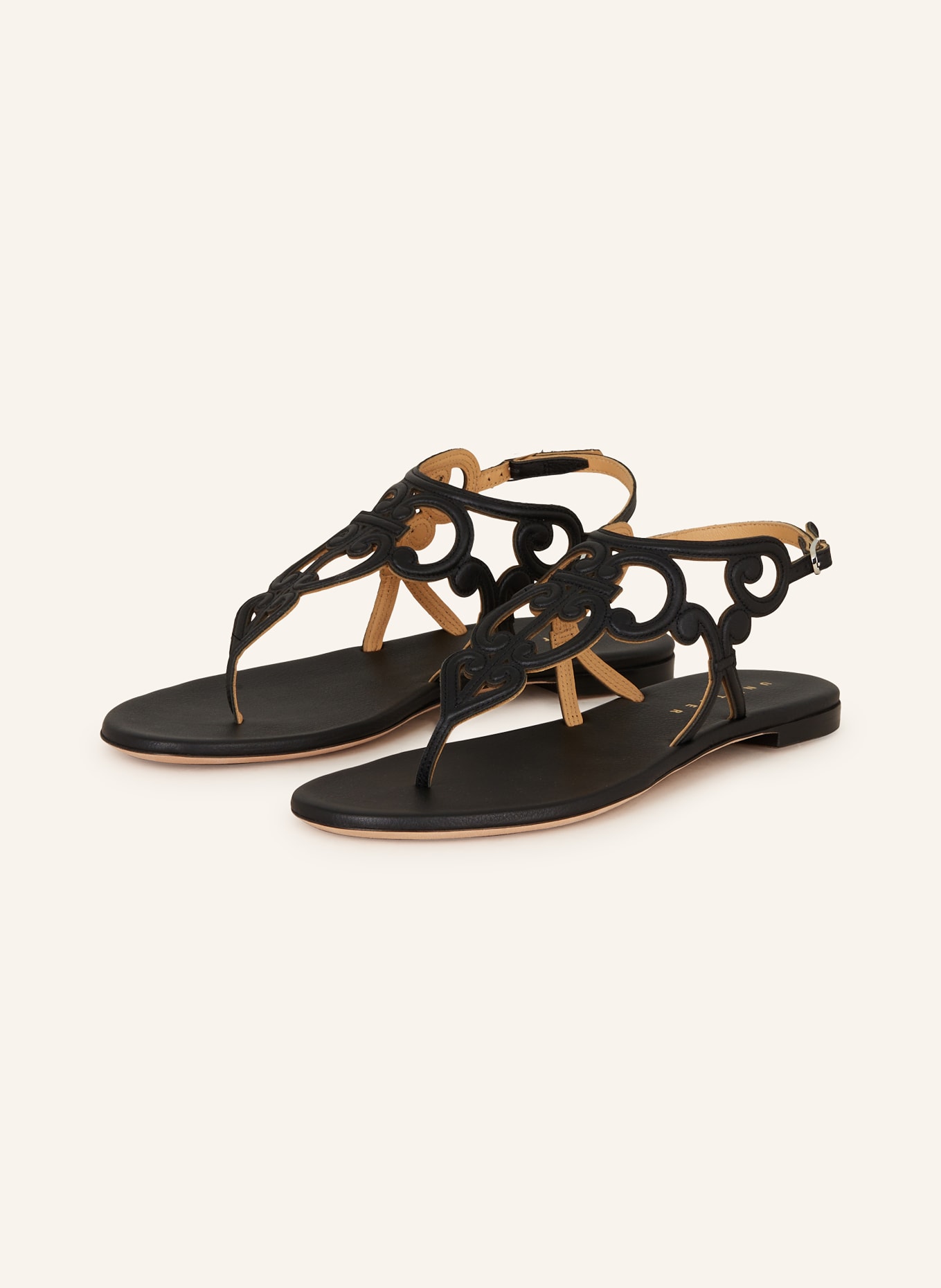 UNÜTZER Sandals: BLACK