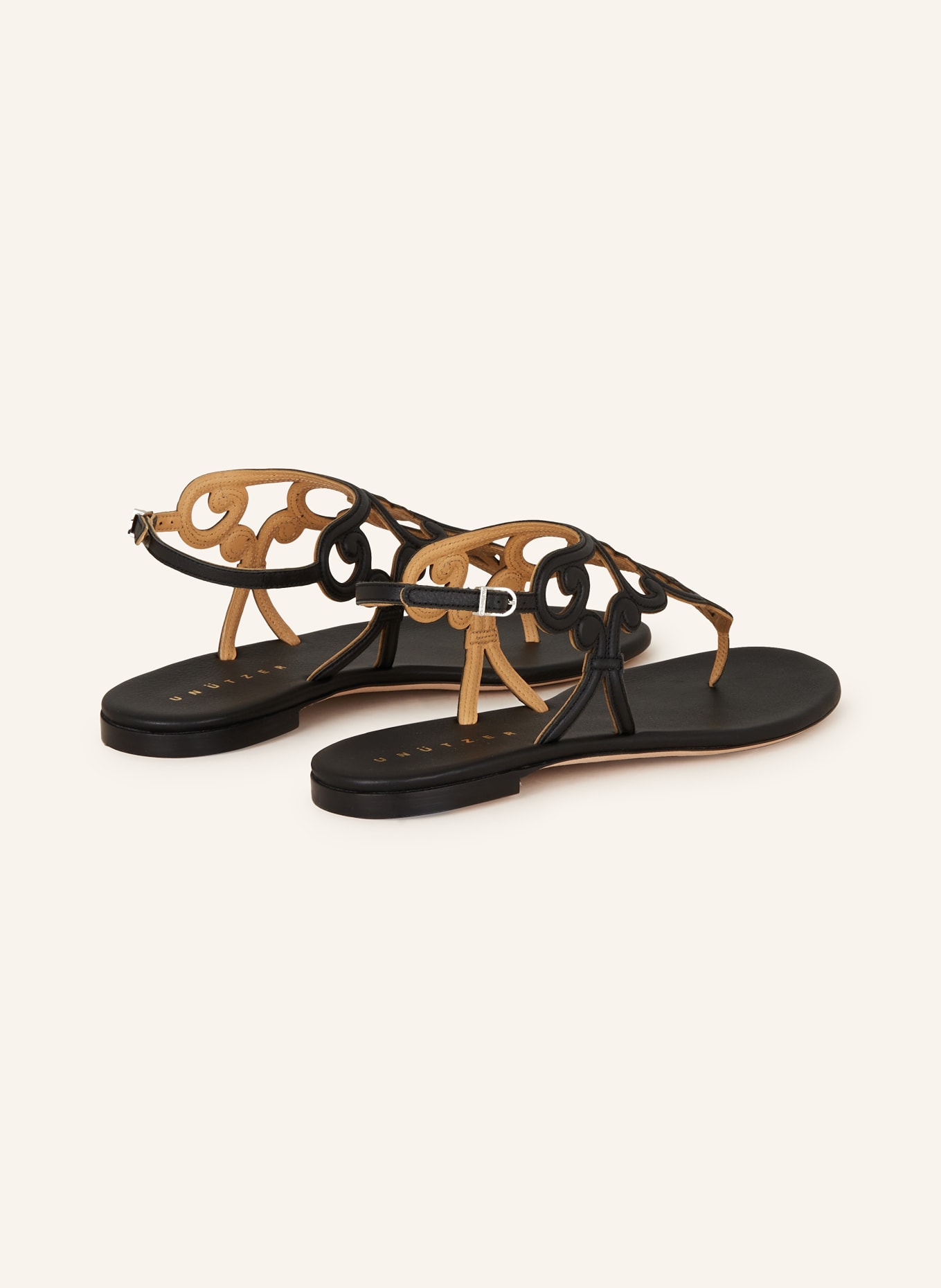 UNÜTZER Sandals: BLACK
