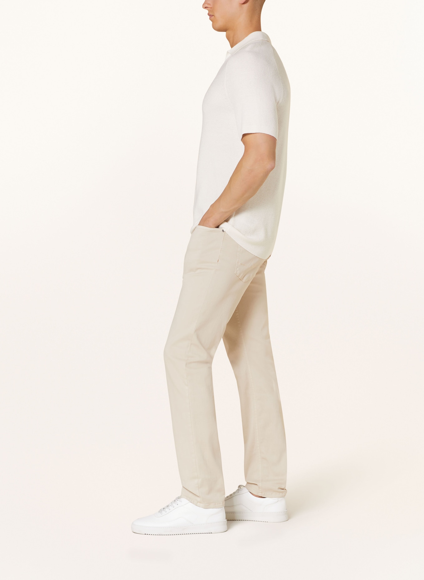 ALBERTO Jeans PIPE Regular Fit, Farbe: ECRU (Bild 4)