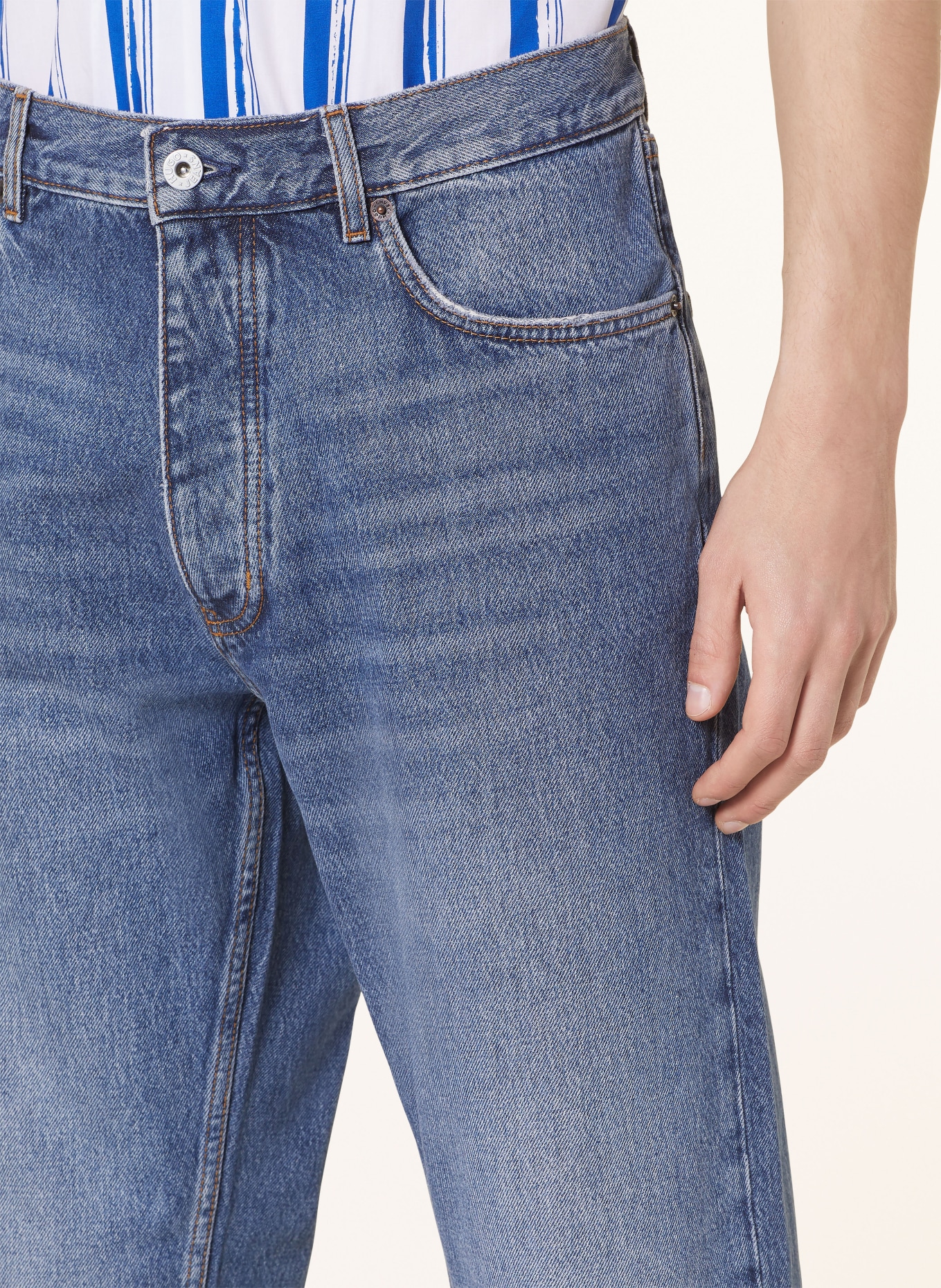 HUGO BLUE Jeans JONAH straight fit, Color: 416 NAVY (Image 5)