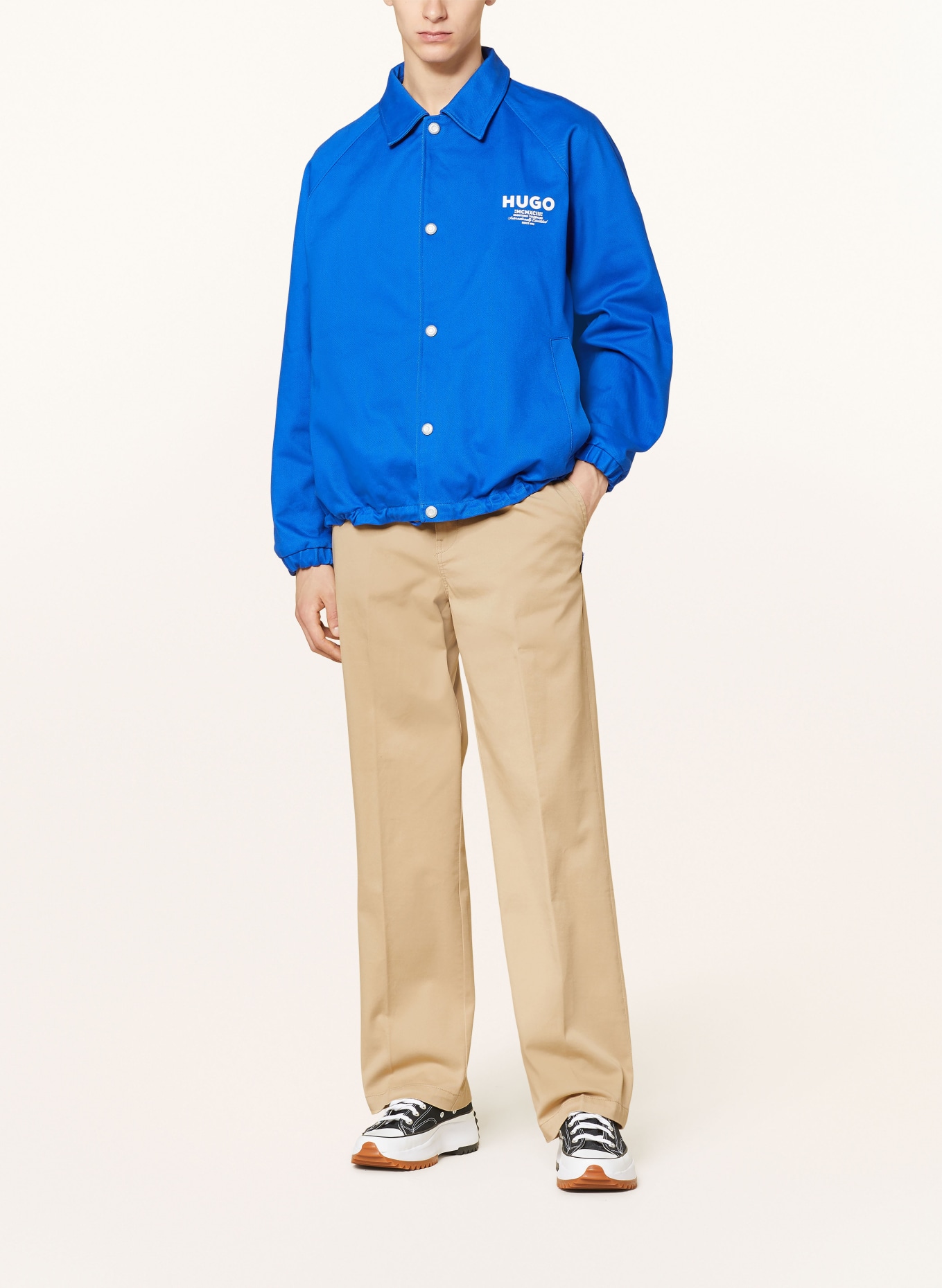 HUGO BLUE Chino kalhoty DINO Regular Fit, Barva: 269 MEDIUM BEIGE (Obrázek 2)