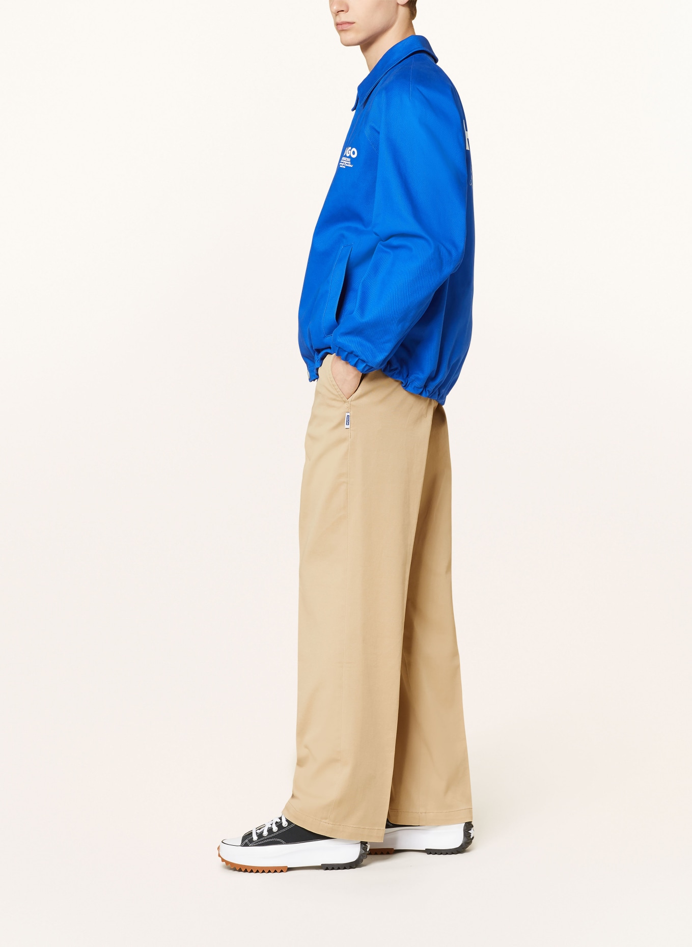 HUGO BLUE Chino kalhoty DINO Regular Fit, Barva: 269 MEDIUM BEIGE (Obrázek 4)