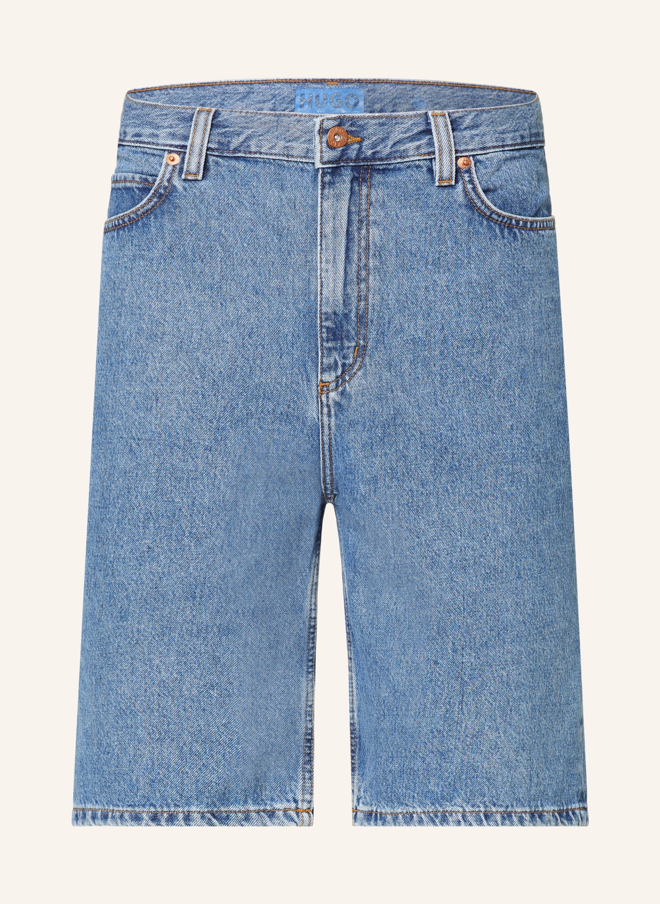 HUGO BLUE Szorty jeansowe, Kolor: 420 MEDIUM BLUE (Obrazek 1)