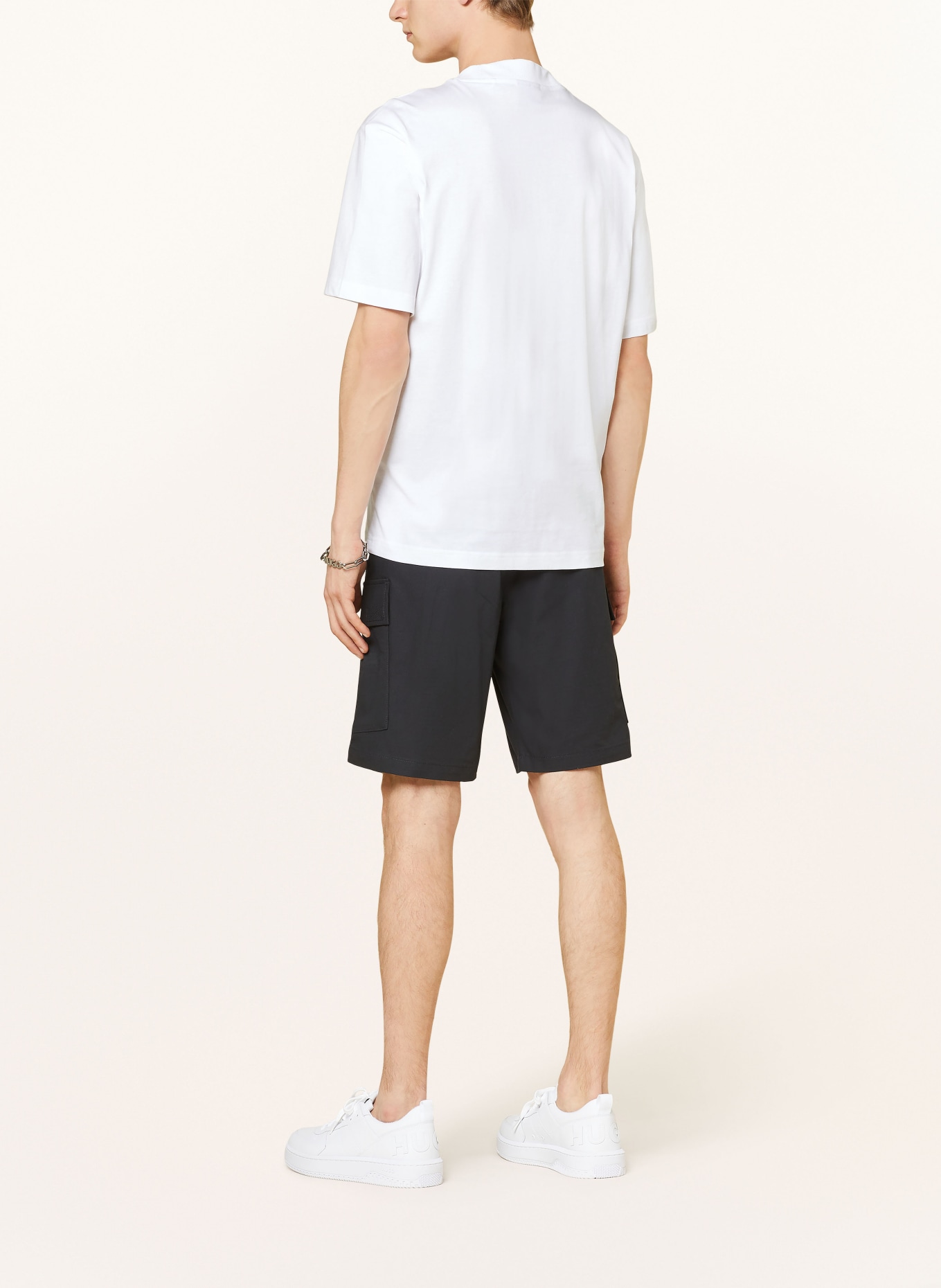 HUGO BLUE T-shirt NIEROS, Color: WHITE (Image 3)