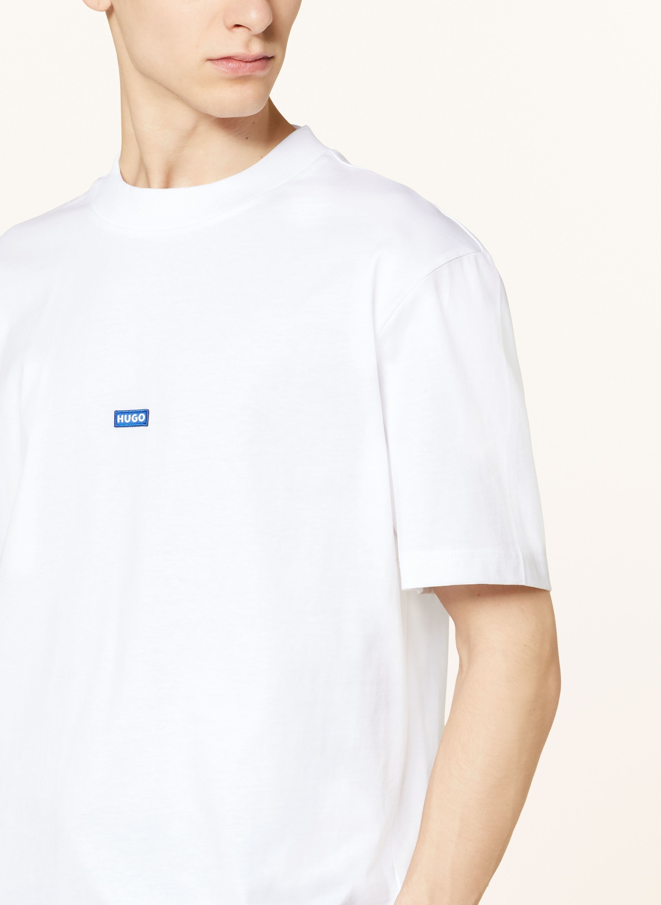 HUGO BLUE T-shirt NIEROS, Color: WHITE (Image 4)