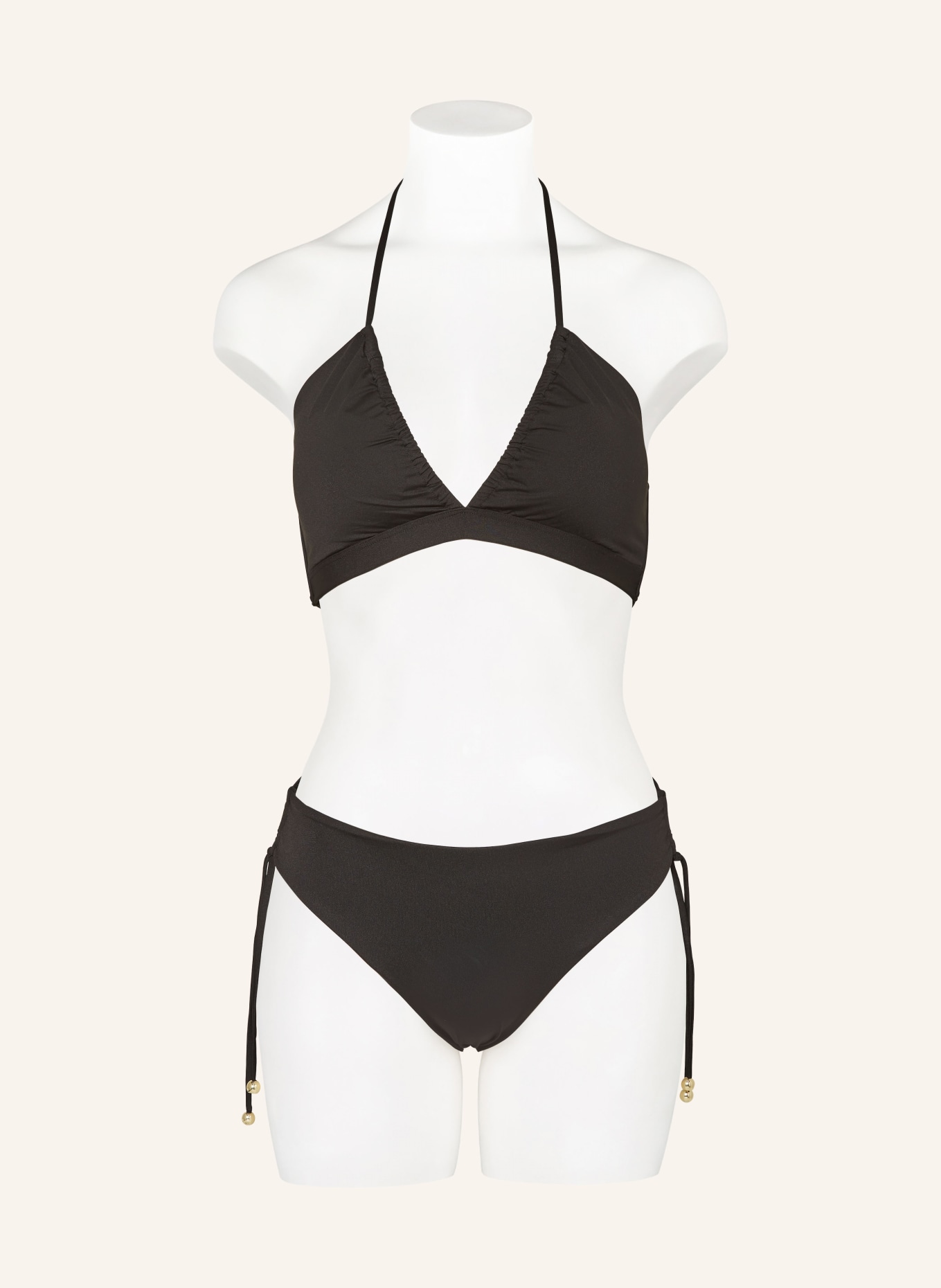 Max Mara BEACHWEAR Bralette bikini top ALIDA, Color: BLACK (Image 2)
