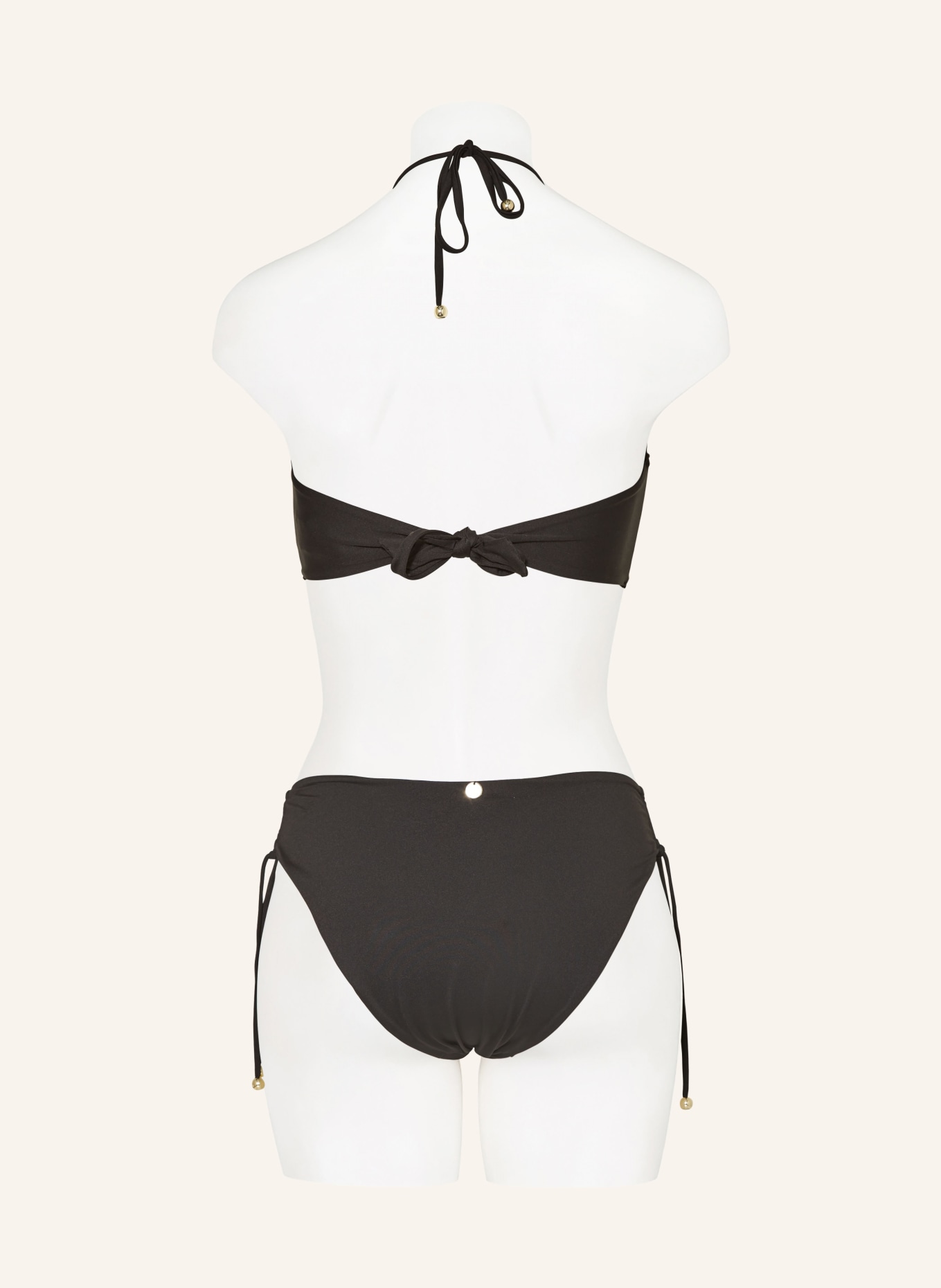 Max Mara BEACHWEAR Bralette bikini top ALIDA, Color: BLACK (Image 3)