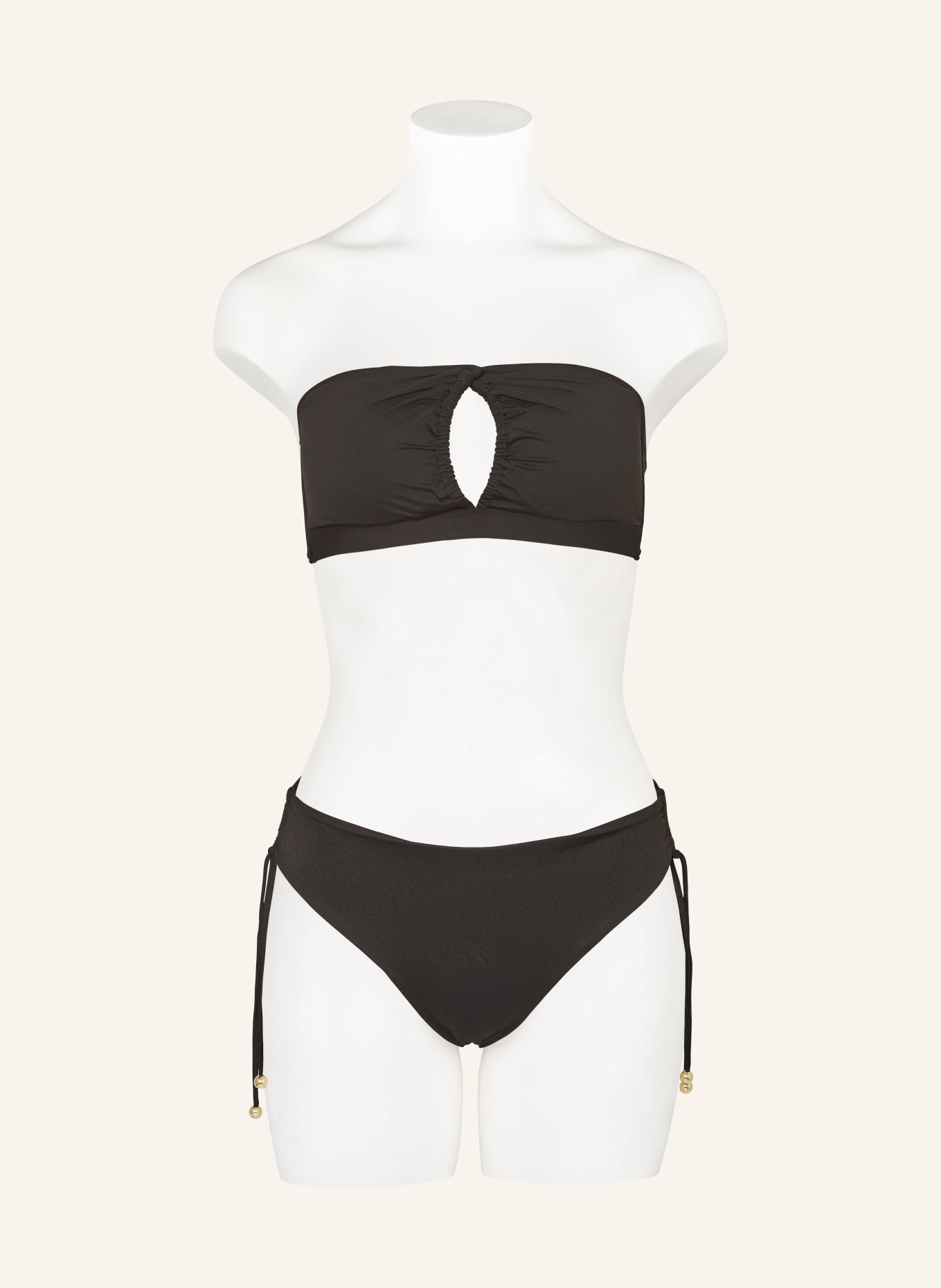 Max Mara BEACHWEAR Bralette bikini top ALIDA, Color: BLACK (Image 4)