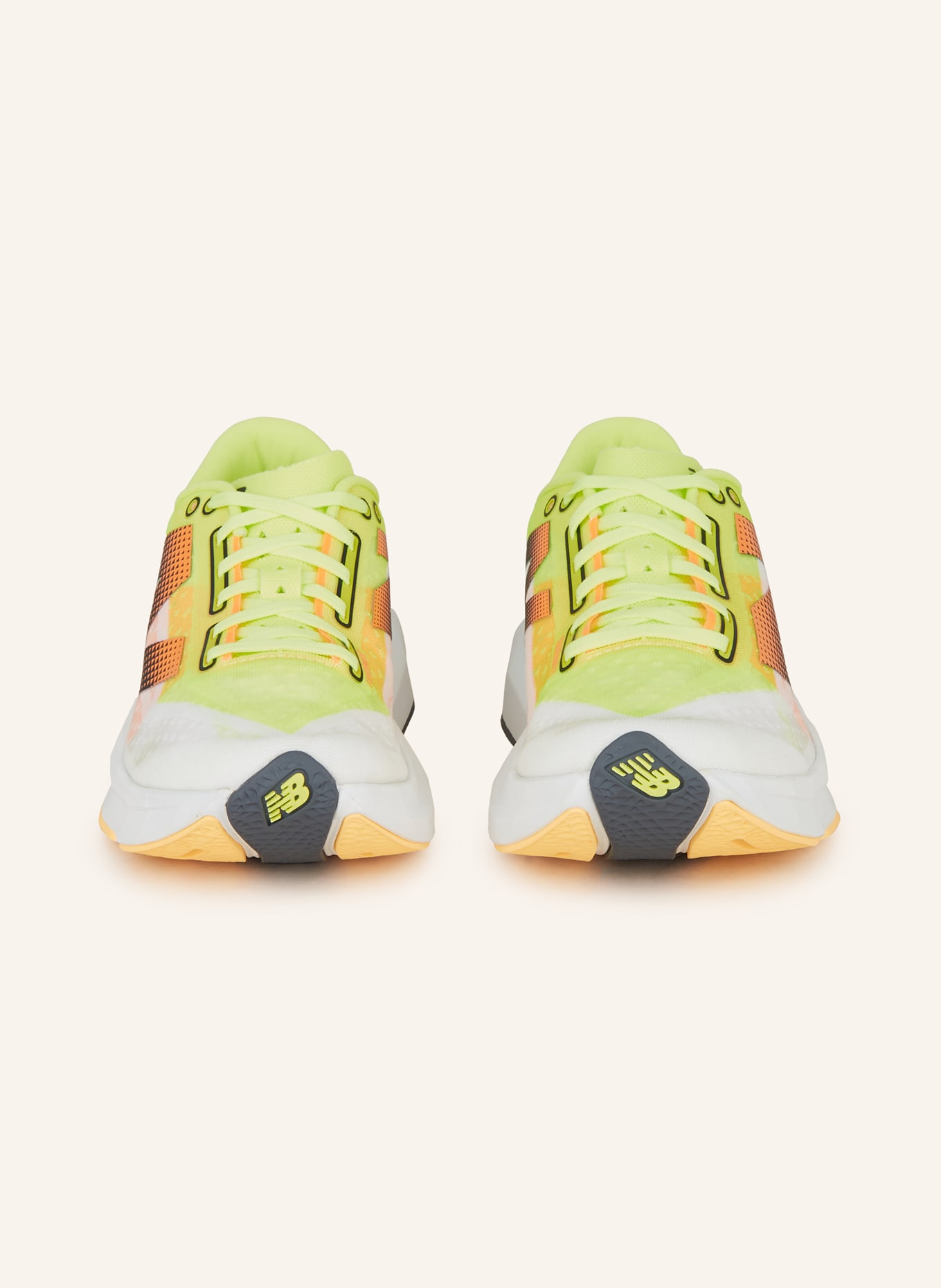new balance Running shoes REBEL V4, Color: NEON GREEN/ NEON ORANGE/ BLACK (Image 3)