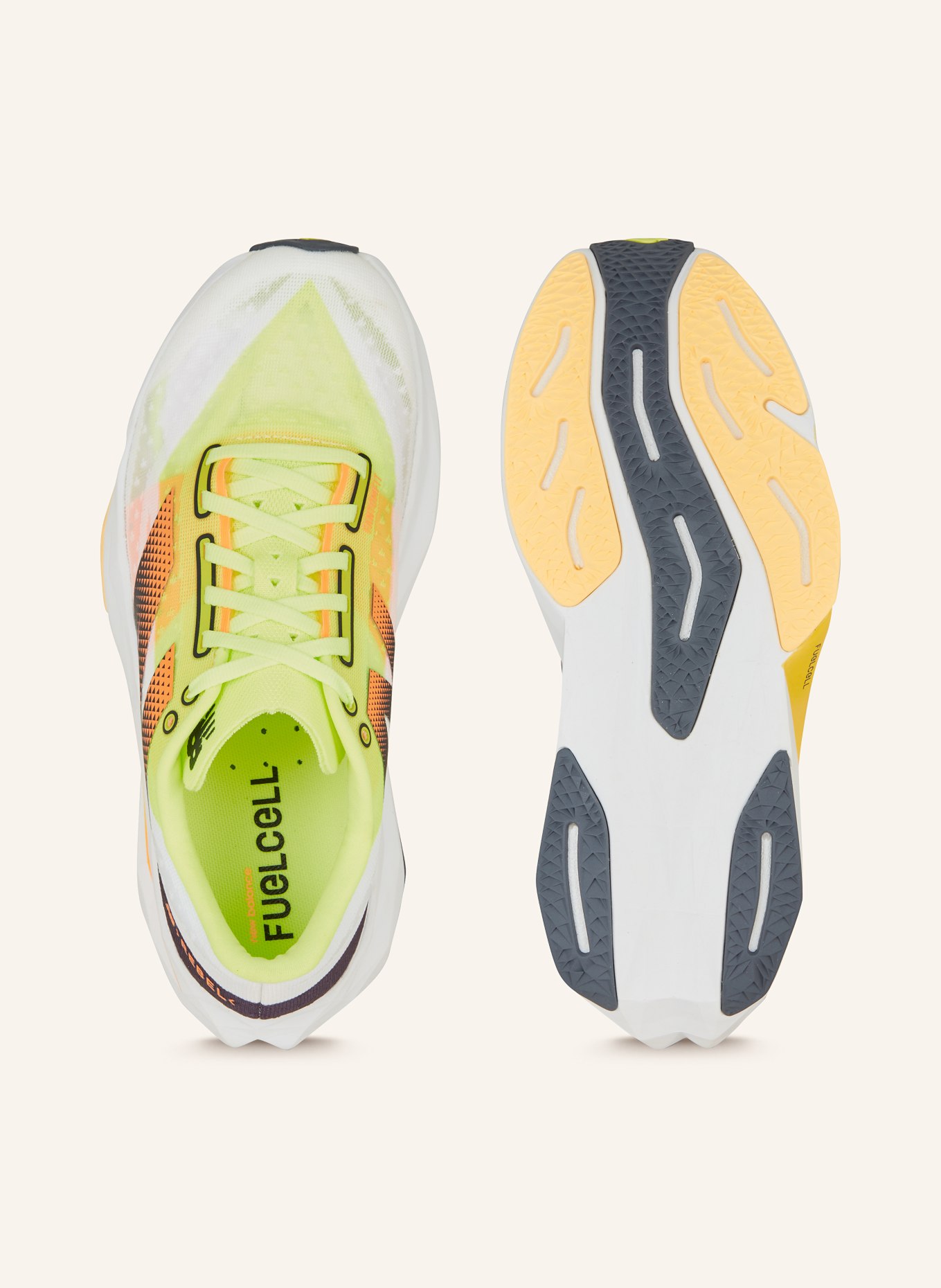 new balance Running shoes REBEL V4, Color: NEON GREEN/ NEON ORANGE/ BLACK (Image 5)