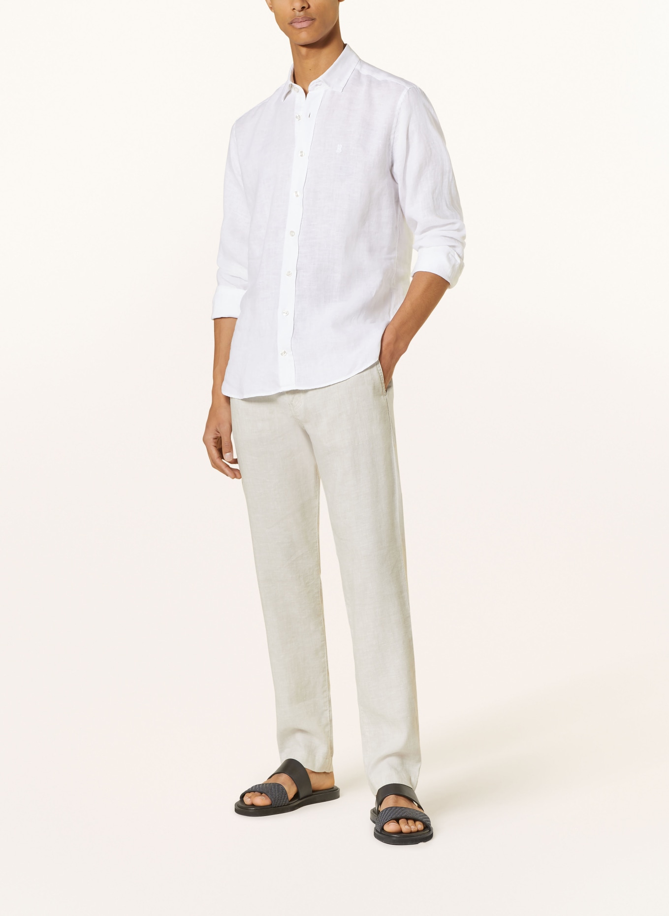 BOGNER Linen shirt TIMI regular fit, Color: WHITE (Image 2)