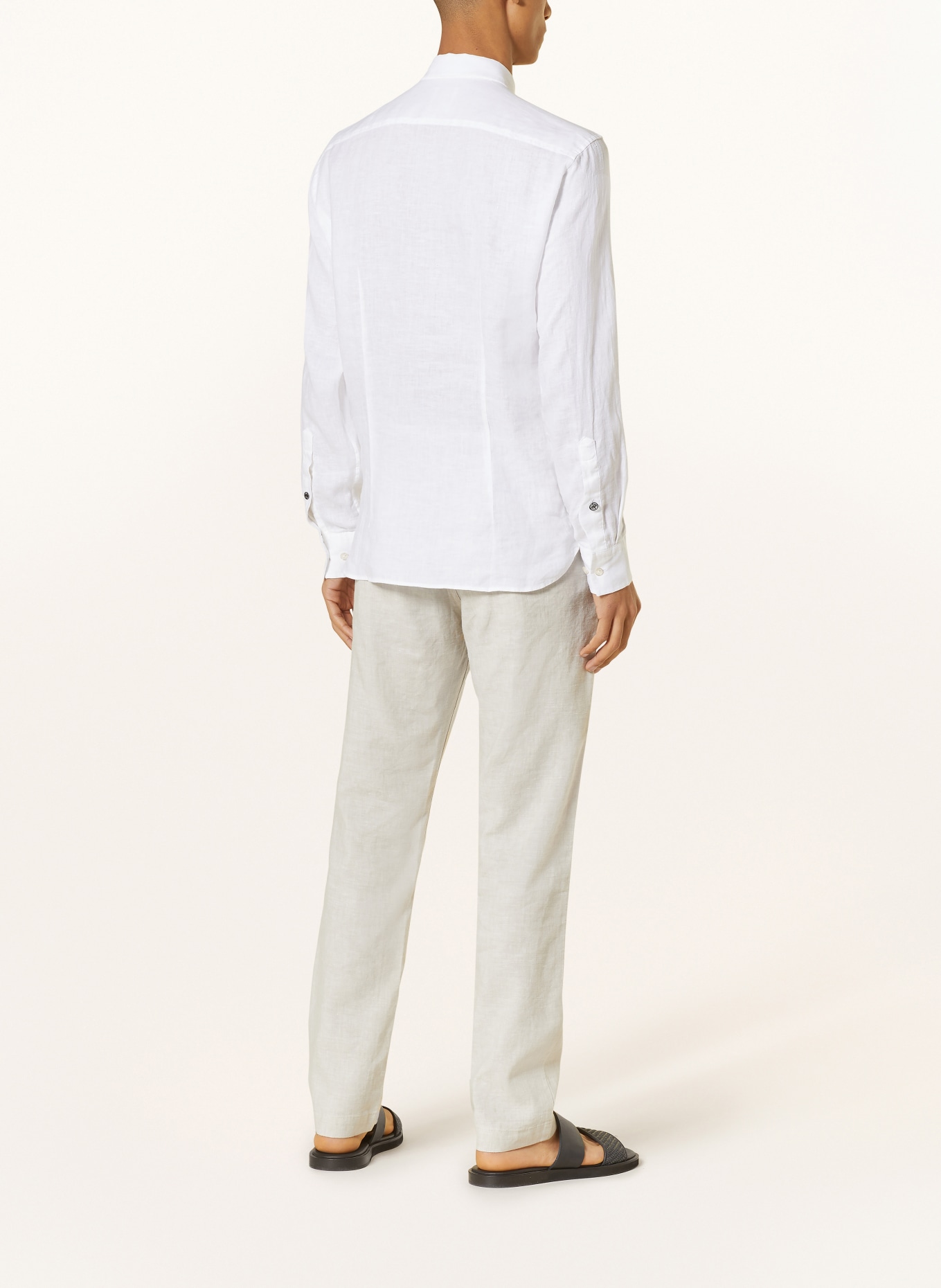 BOGNER Linen shirt TIMI regular fit, Color: WHITE (Image 3)