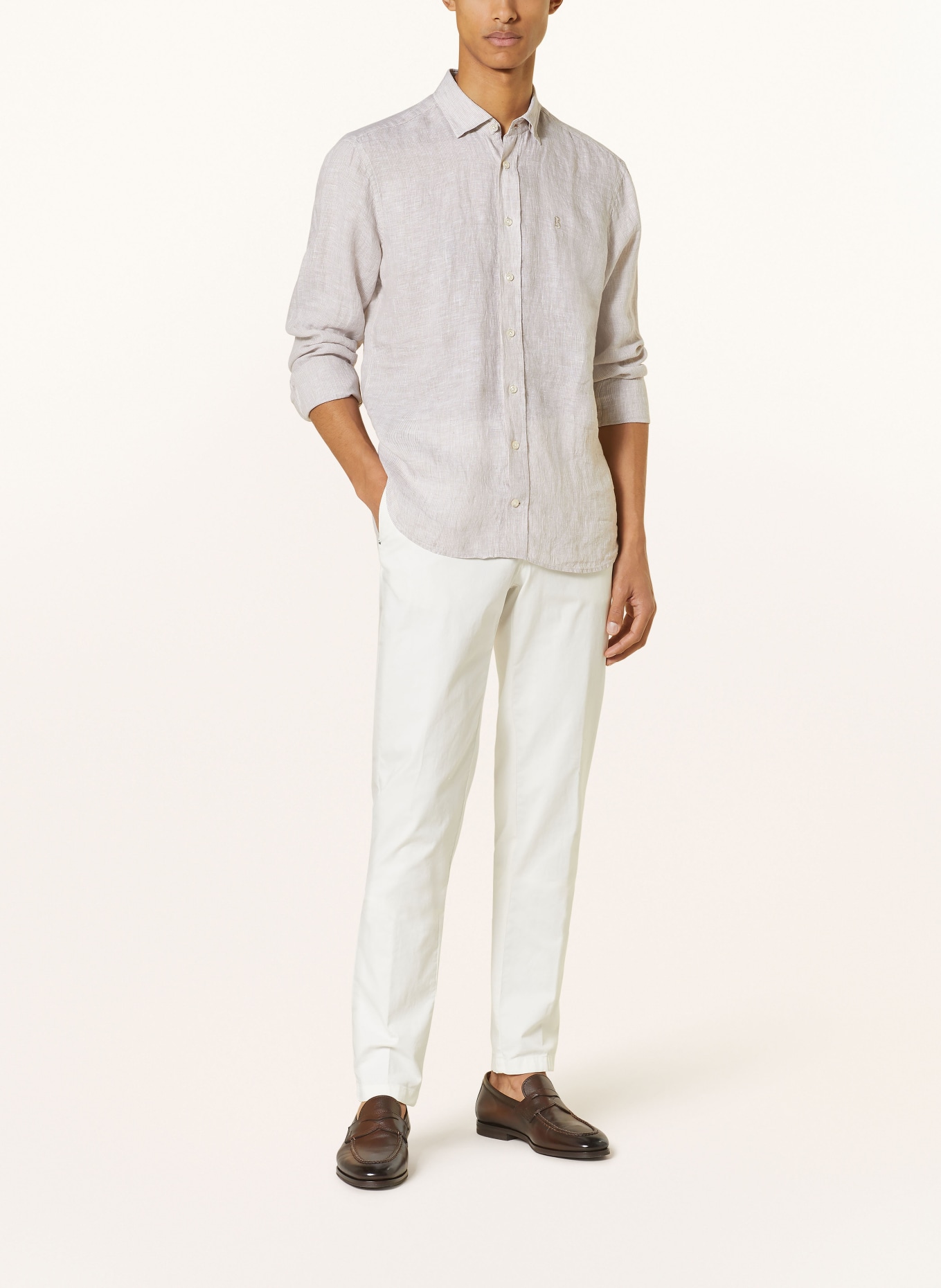 BOGNER Linen shirt TIMI regular fit, Color: 766 macchiato (Image 2)