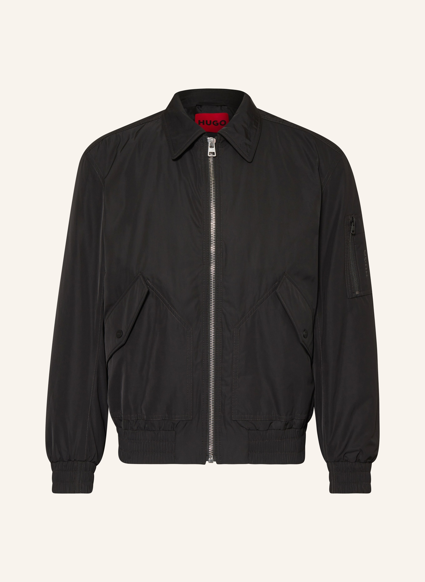 HUGO Bomber jacket BADAM, Color: BLACK (Image 1)