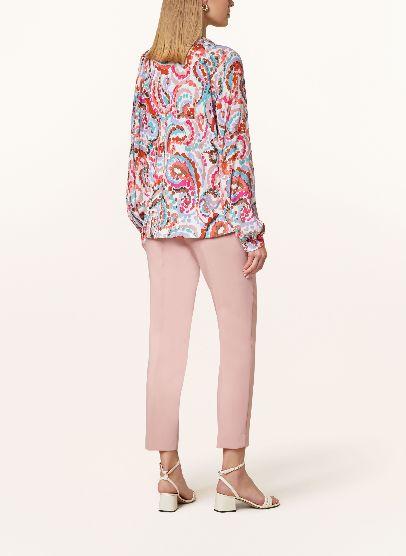 DESOTO Shirt blouse LAYLA, Color: WHITE/ ROSE/ FUCHSIA (Image 3)