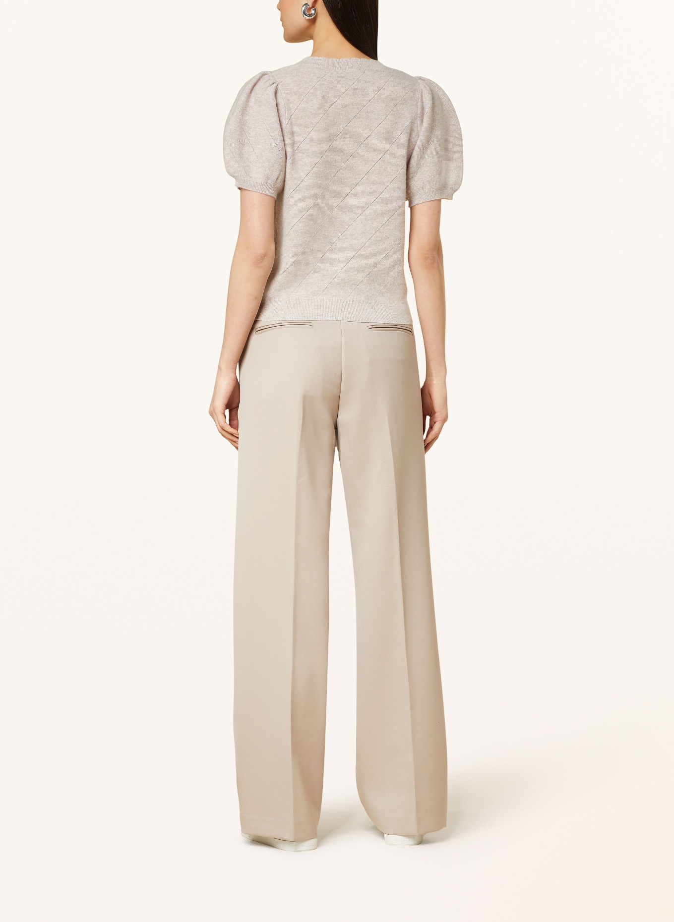 REPEAT Knit shirt in cashmere, Color: TAUPE (Image 3)