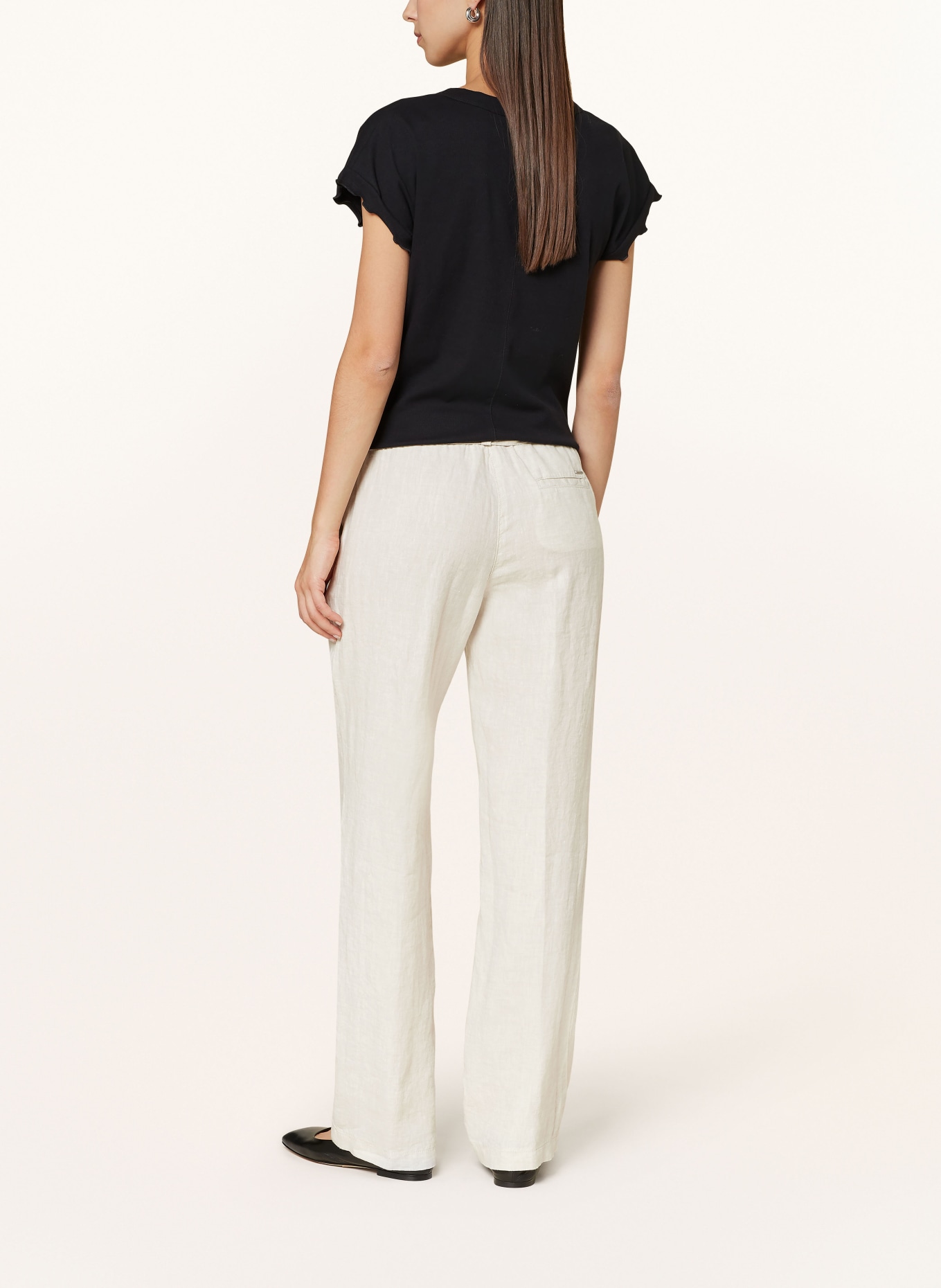 BRAX Linen trousers FARINA, Color: CREAM (Image 3)