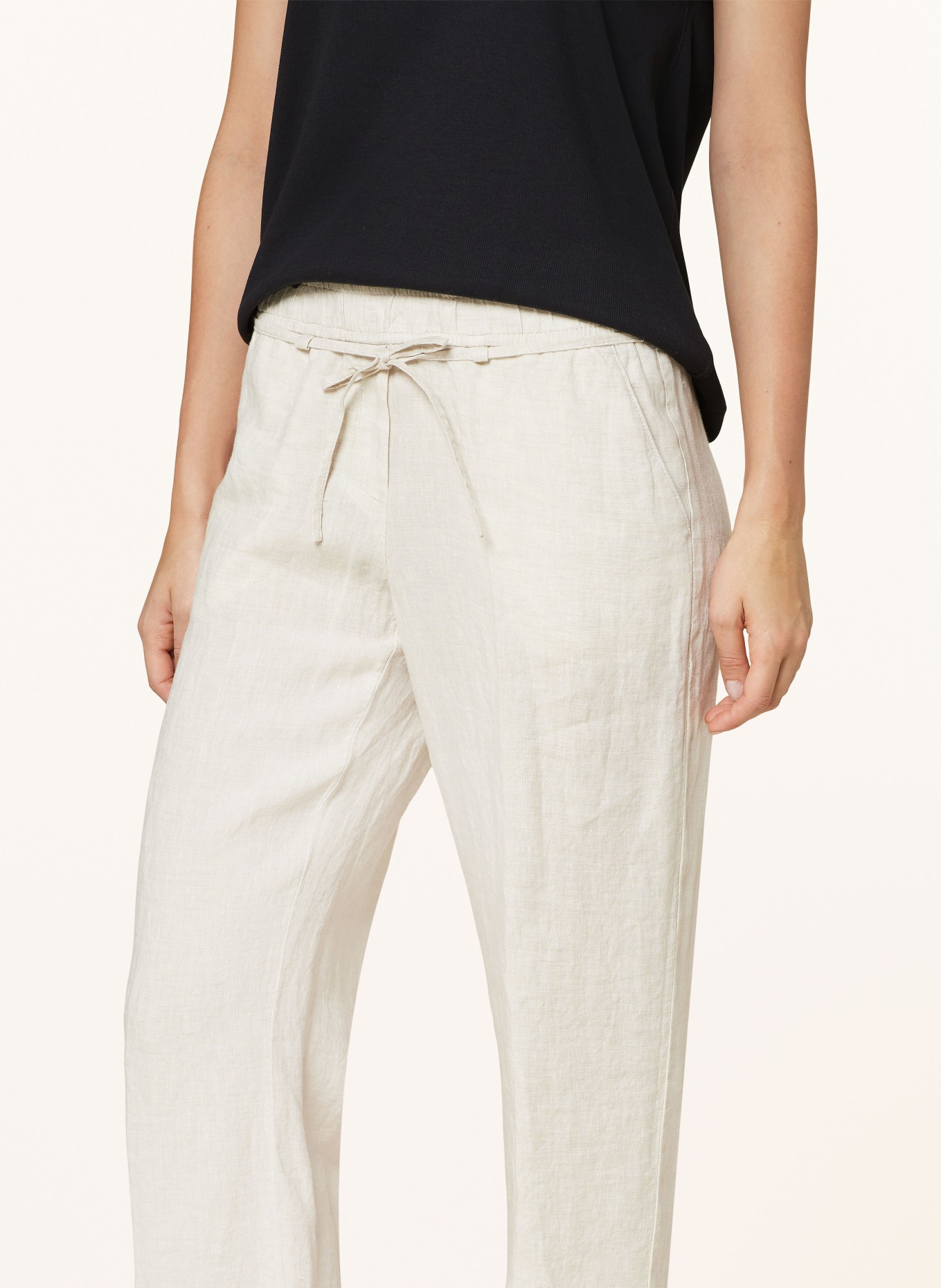 BRAX Linen trousers FARINA, Color: CREAM (Image 5)