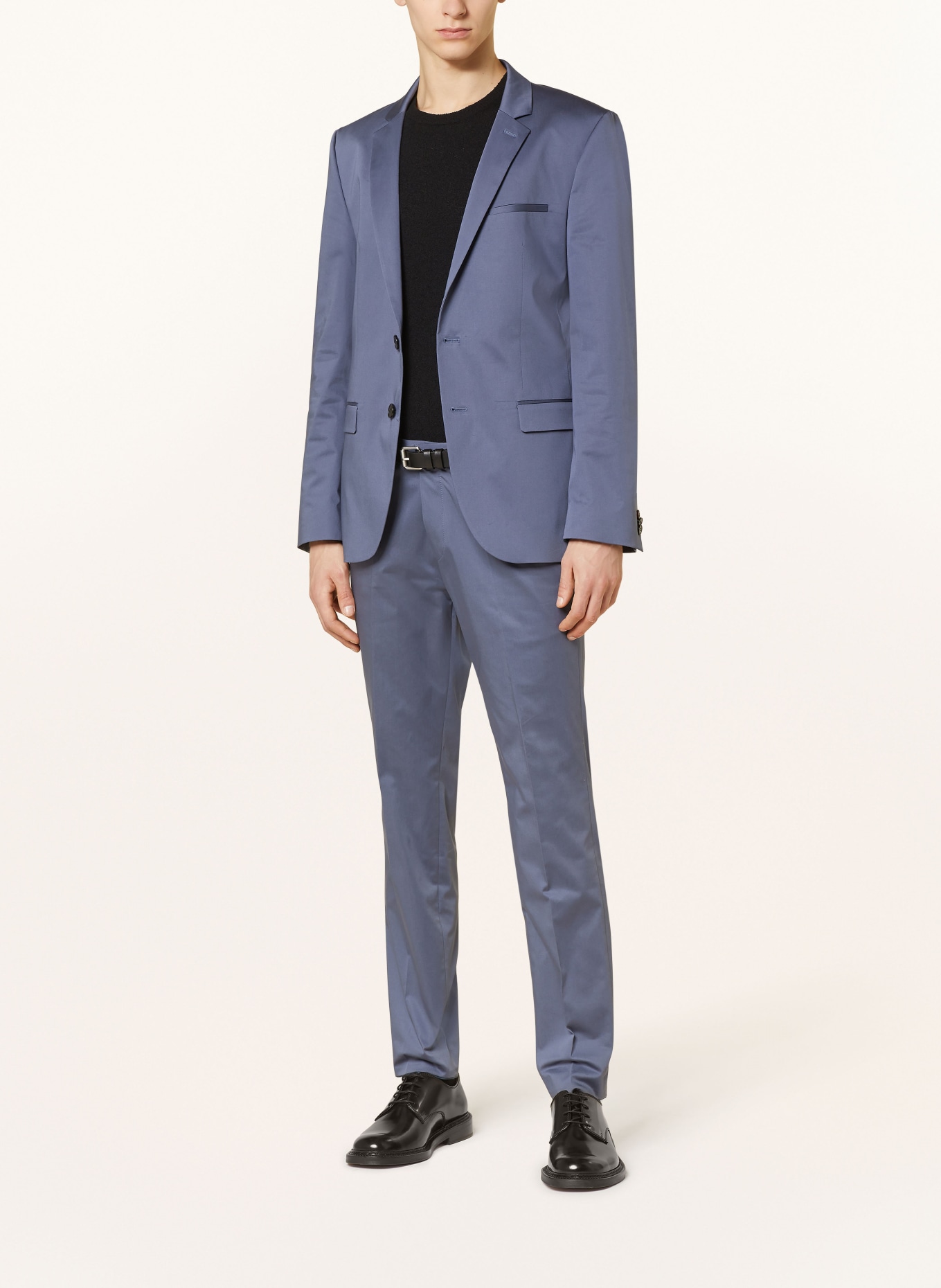 HUGO Suit trousers HESTEN slim fit, Color: 423 MEDIUM BLUE (Image 2)