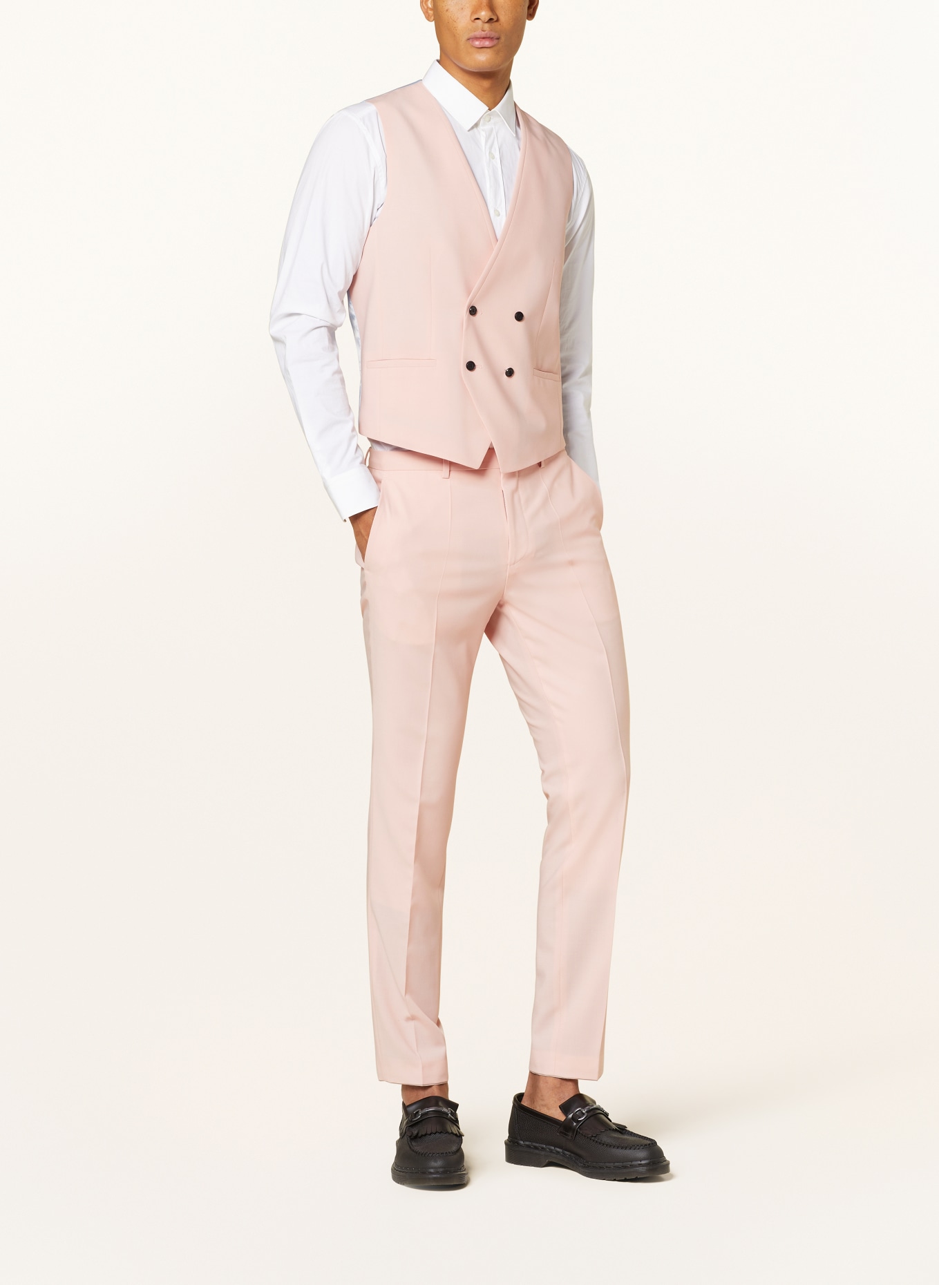HUGO Anzug ARTI HESTEN Extra Slim Fit, Farbe: 681 Light/Pastel Pink (Bild 4)
