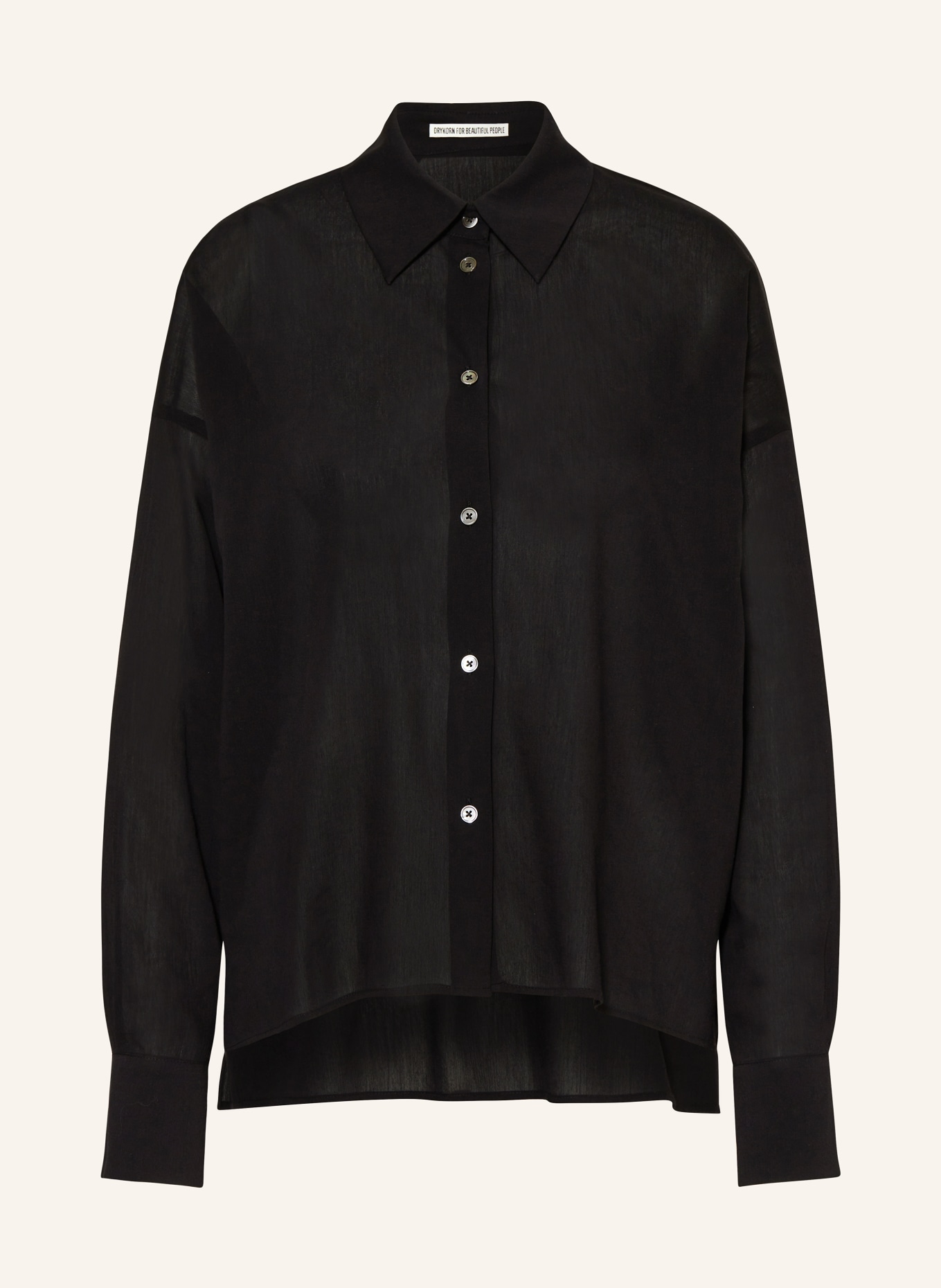 DRYKORN Shirt blouse CLOELIA, Color: BLACK (Image 1)