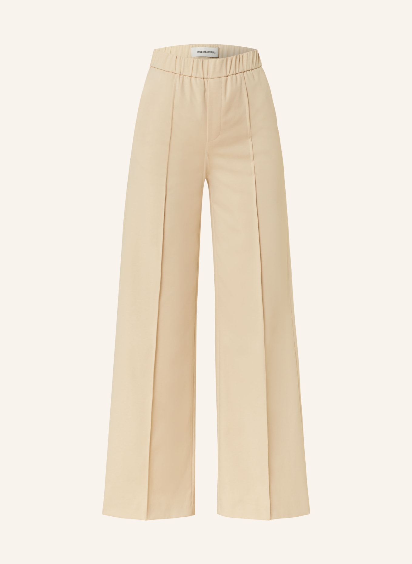 DRYKORN Wide leg trousers EARN, Color: LIGHT BROWN (Image 1)