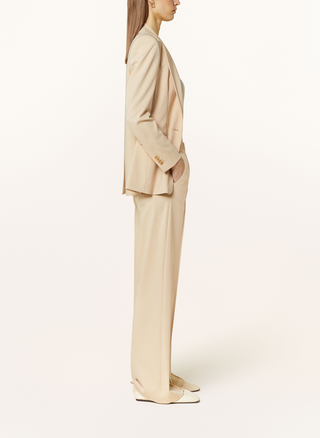 DRYKORN Wide leg trousers EARN, Color: LIGHT BROWN (Image 4)