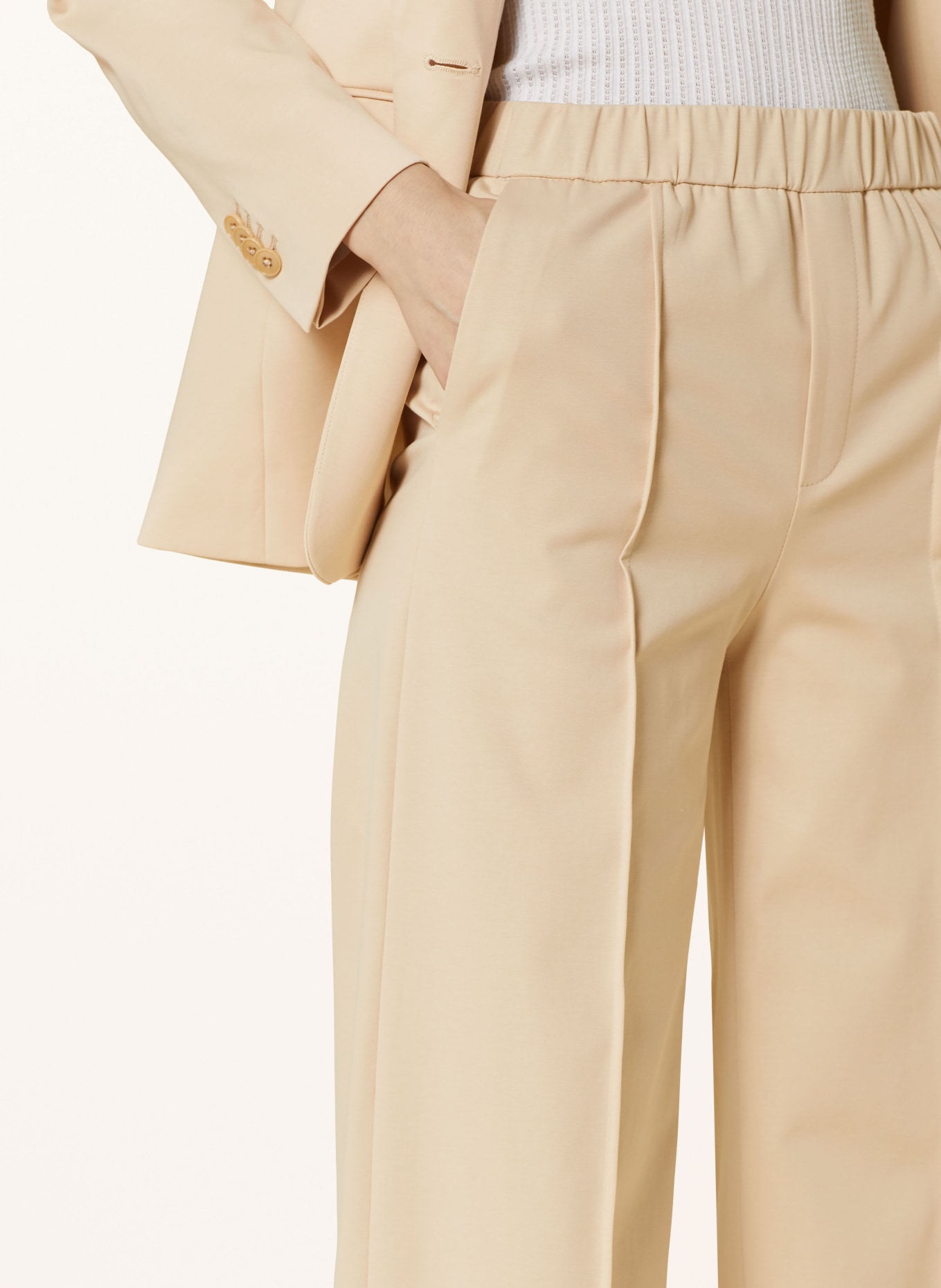 DRYKORN Wide leg trousers EARN, Color: LIGHT BROWN (Image 5)
