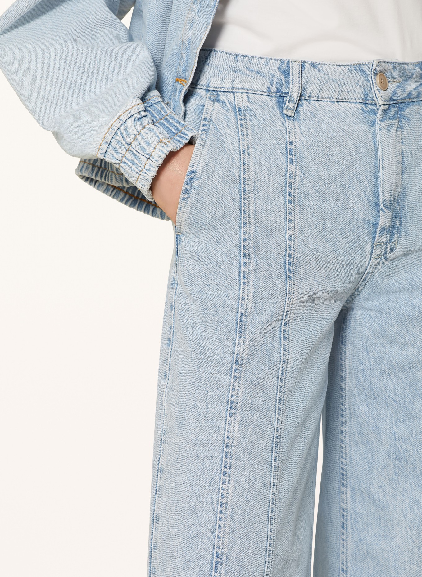 DRYKORN Straight Jeans FLOUR, Farbe: 3700 blau (Bild 5)