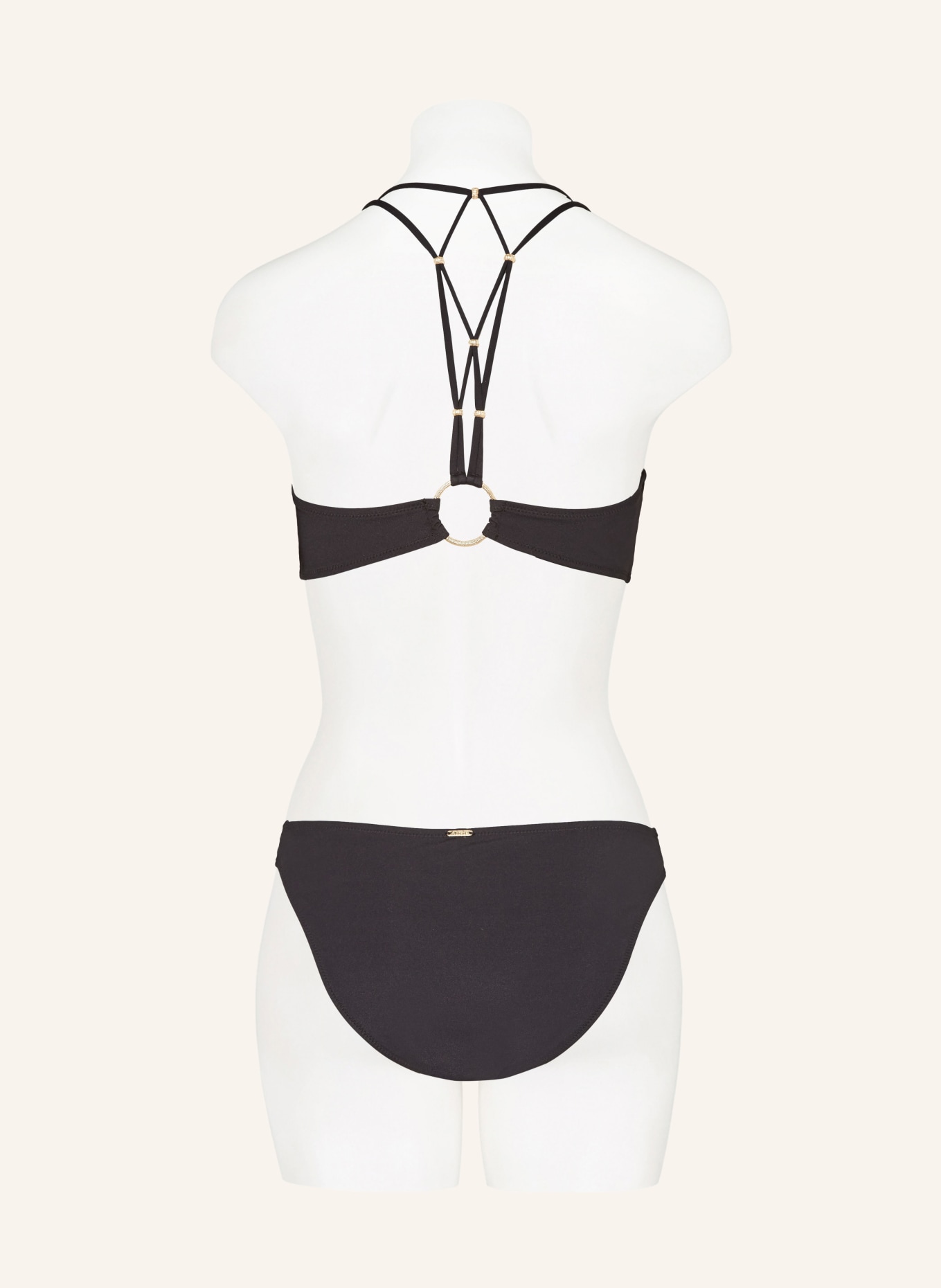 Aubade Basic bikini bottoms SECRET LAGUNA, Color: BLACK (Image 3)