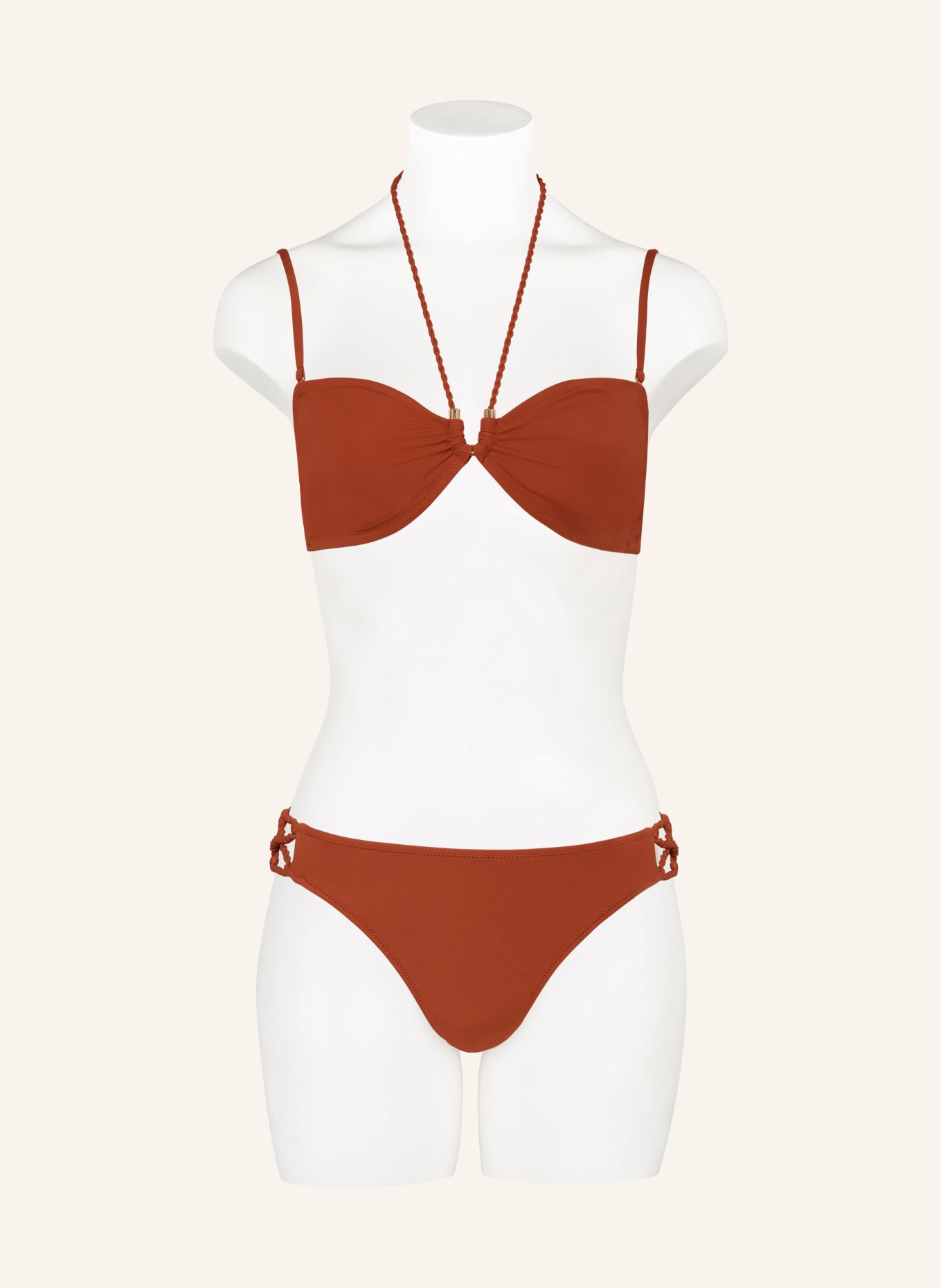 Aubade Brazilian bikini bottoms SUMMER JOURNEY, Color: BROWN (Image 2)
