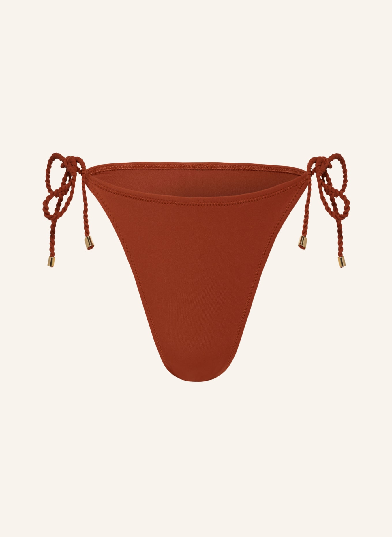 Aubade Triangle bikini bottoms SUMMER JOURNEY, Color: BROWN (Image 1)