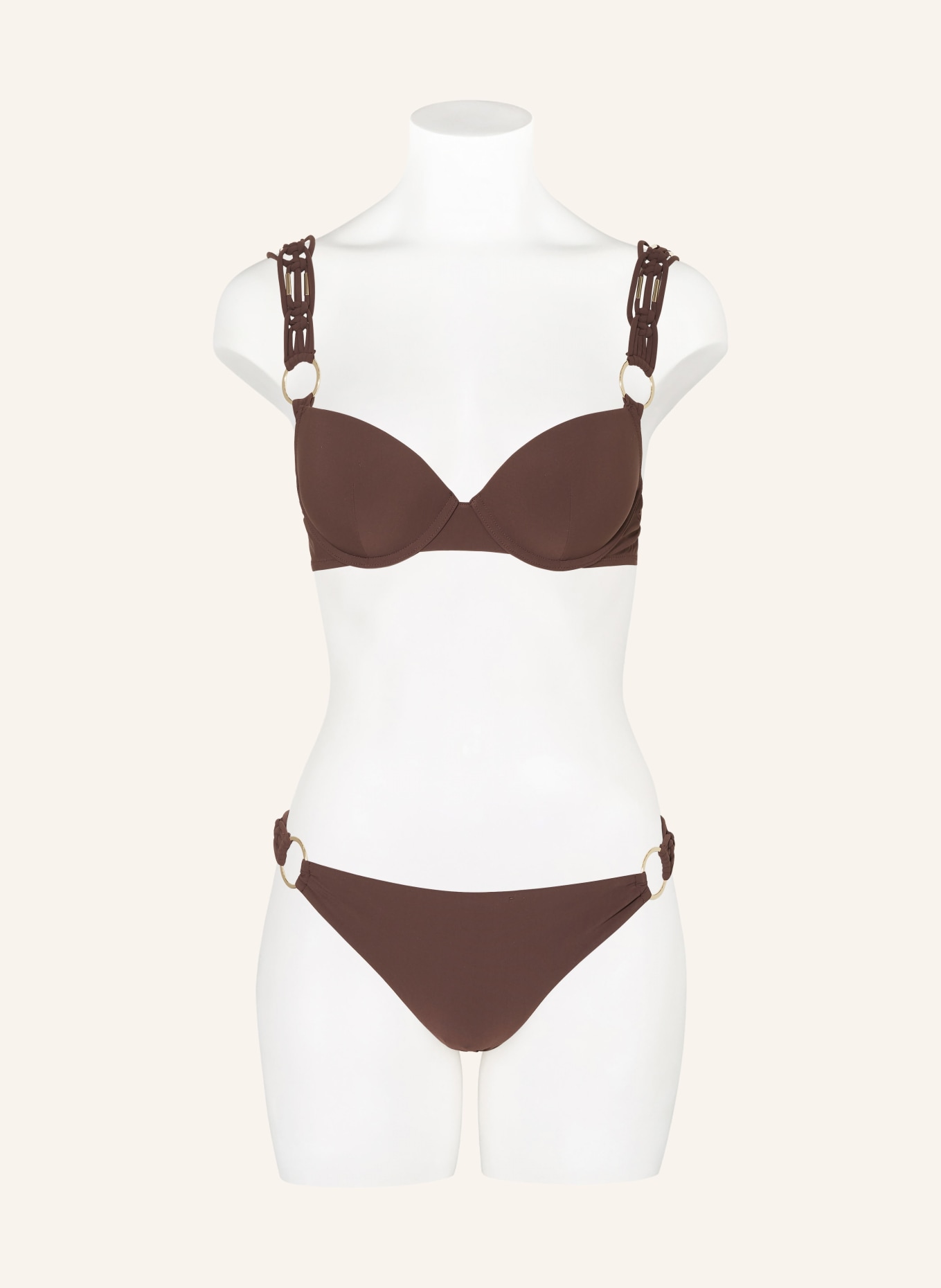 Aubade Underwired bikini top MUSE, Color: BROWN (Image 2)