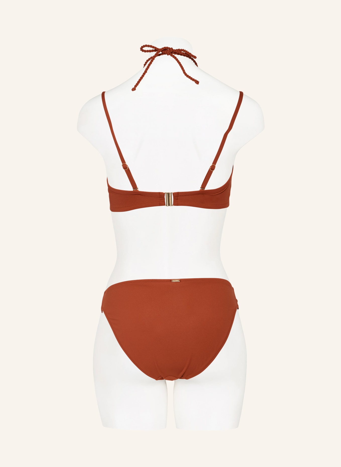 Aubade Bandeau bikini top SUMMER JOURNEY, Color: BROWN (Image 3)