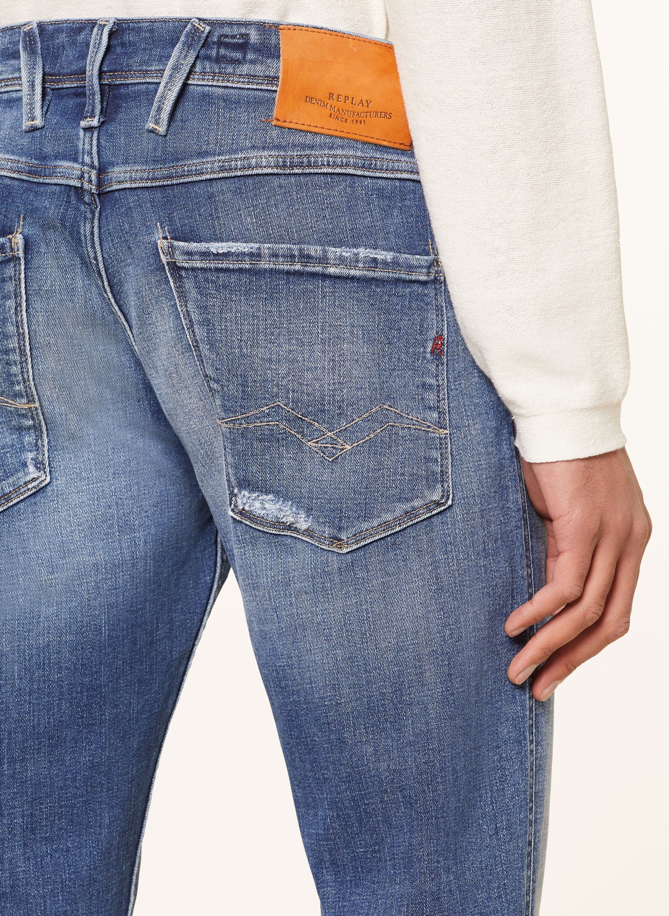 REPLAY Jeans ANBASS Slim Fit, Farbe: BLAU (Bild 6)