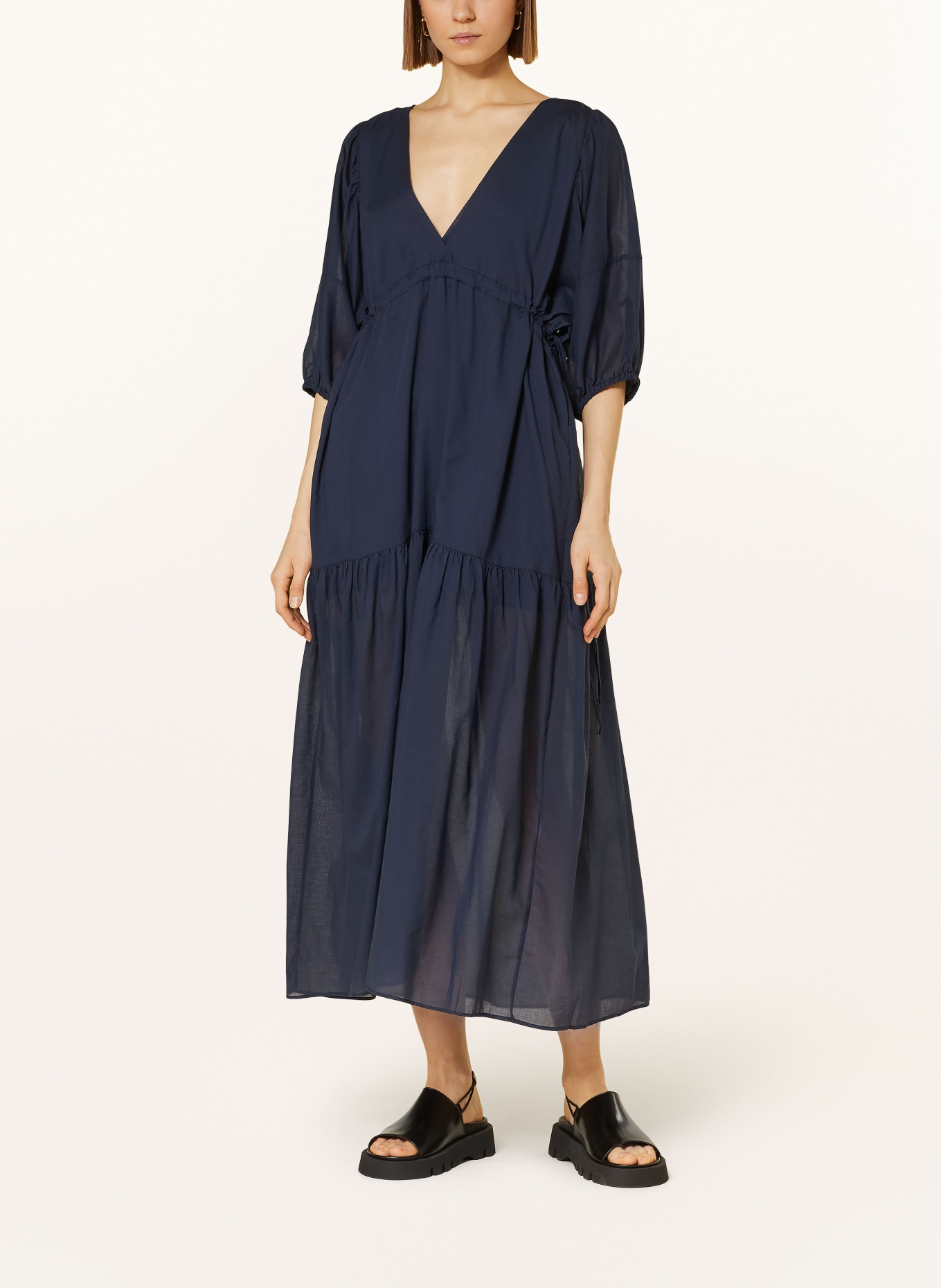 SoSUE Dress with 3/4 sleeves, Color: DARK BLUE (Image 2)