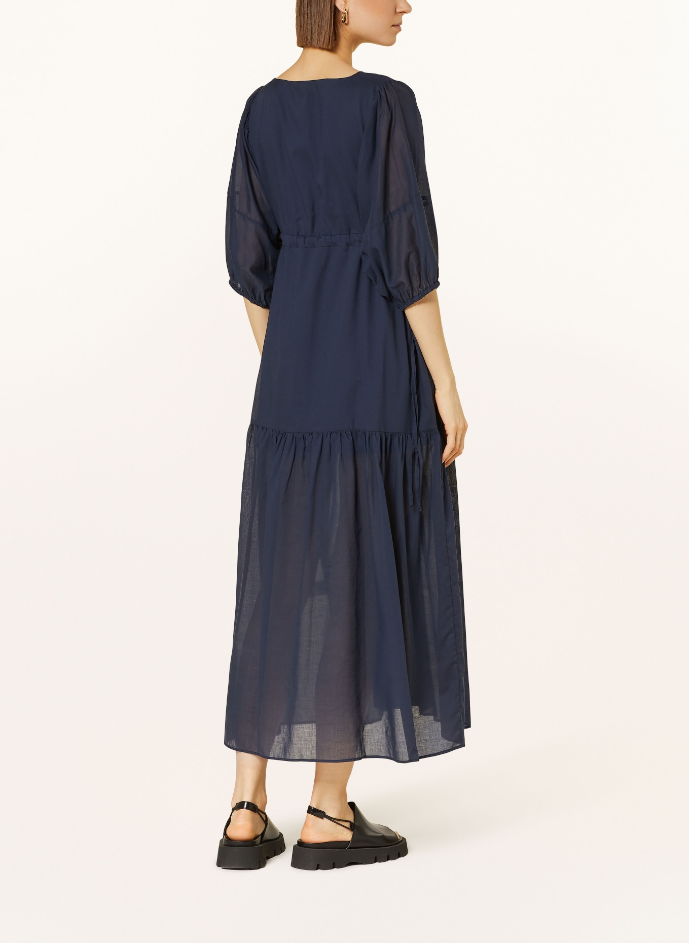 SoSUE Dress with 3/4 sleeves, Color: DARK BLUE (Image 3)