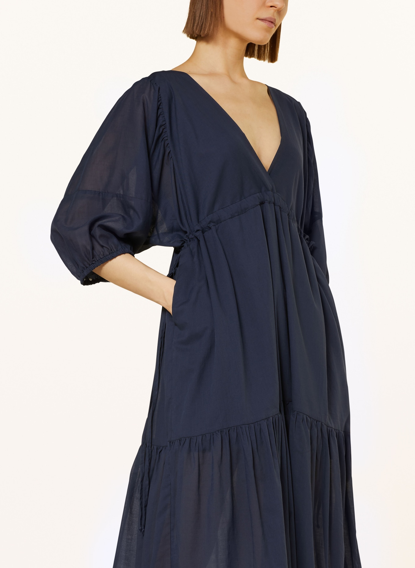 SoSUE Dress with 3/4 sleeves, Color: DARK BLUE (Image 4)