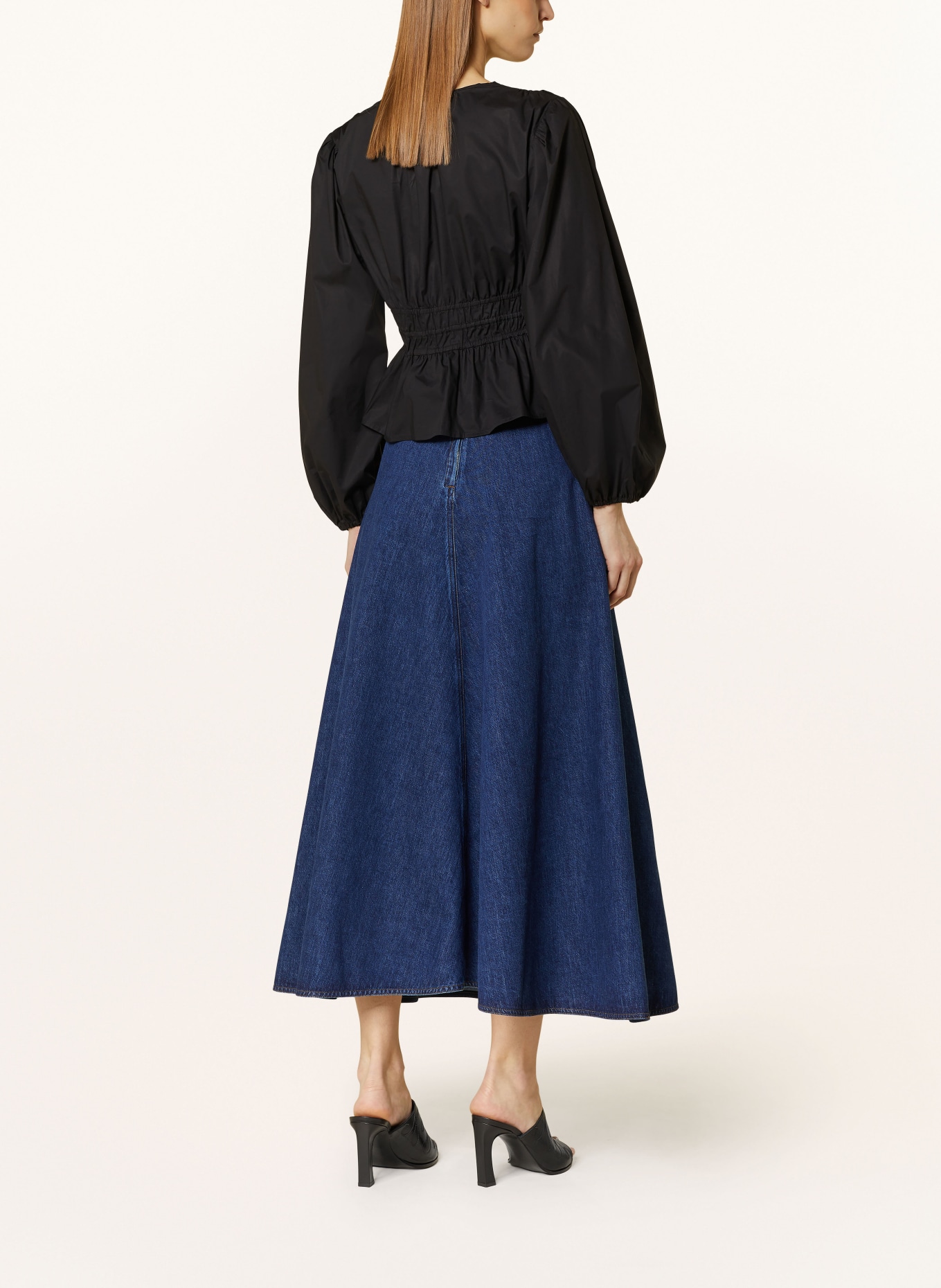 SoSUE Denim skirt LAURENCE, Color: DARK BLUE (Image 3)