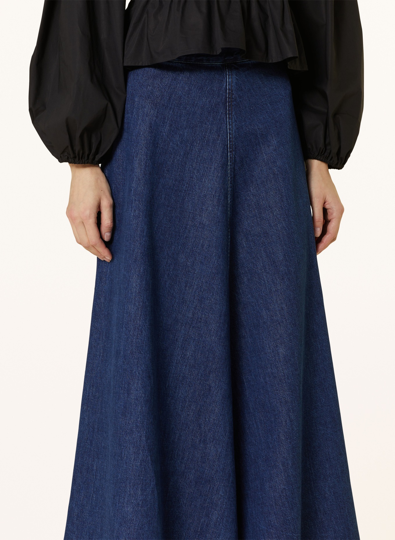 SoSUE Denim skirt LAURENCE, Color: DARK BLUE (Image 4)