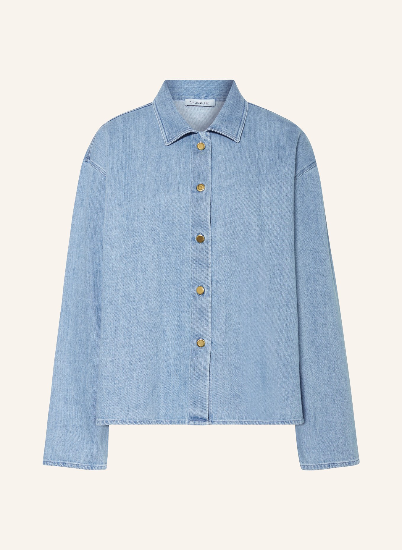 SoSUE Denim blouse ROME, Color: LIGHT BLUE (Image 1)