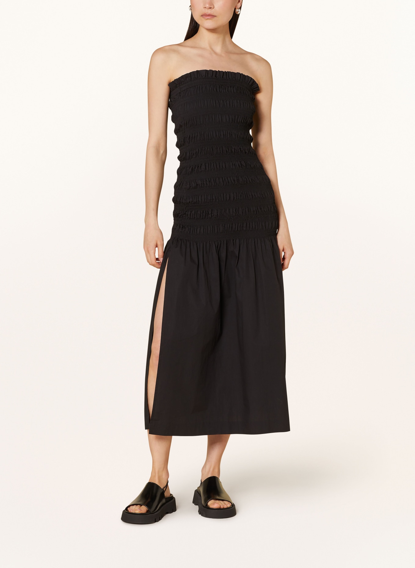 SoSUE Off-shoulder dress IBIZA, Color: BLACK (Image 2)