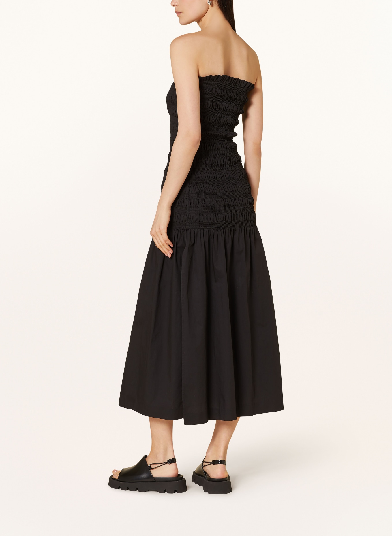 SoSUE Off-shoulder dress IBIZA, Color: BLACK (Image 3)