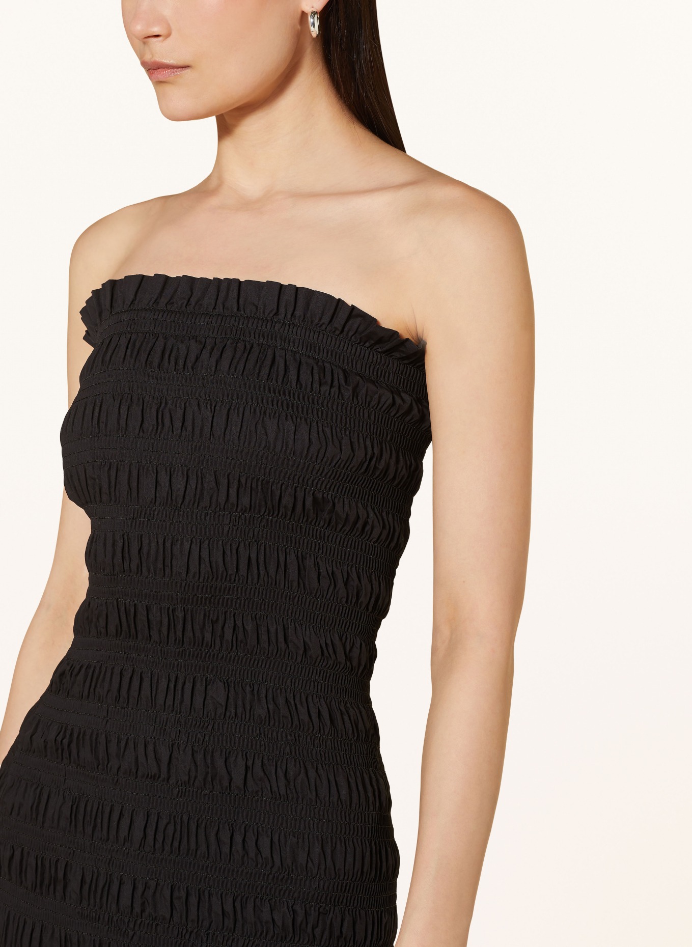 SoSUE Off-shoulder dress IBIZA, Color: BLACK (Image 4)