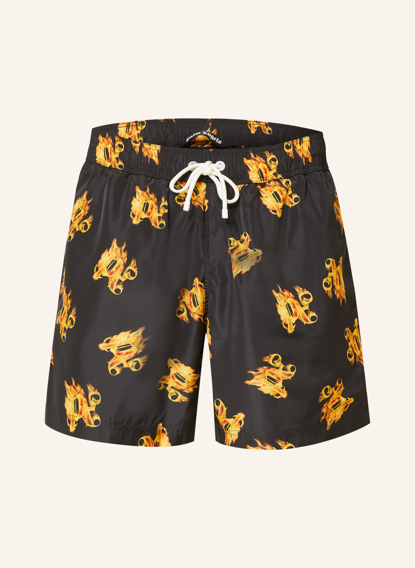 Palm Angels Swim shorts, Color: BLACK/ GOLD (Image 1)