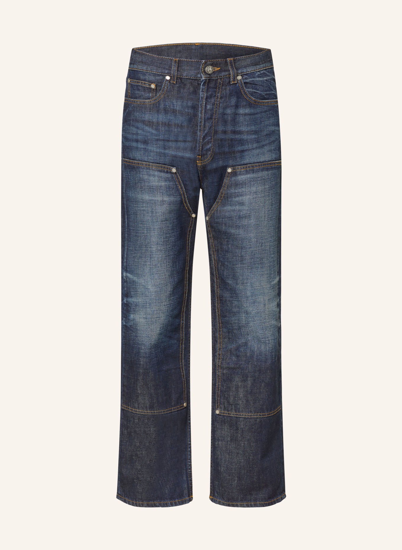 Palm Angels Jeans straight fit, Color: 4510 DNM BLUE BLACK (Image 1)