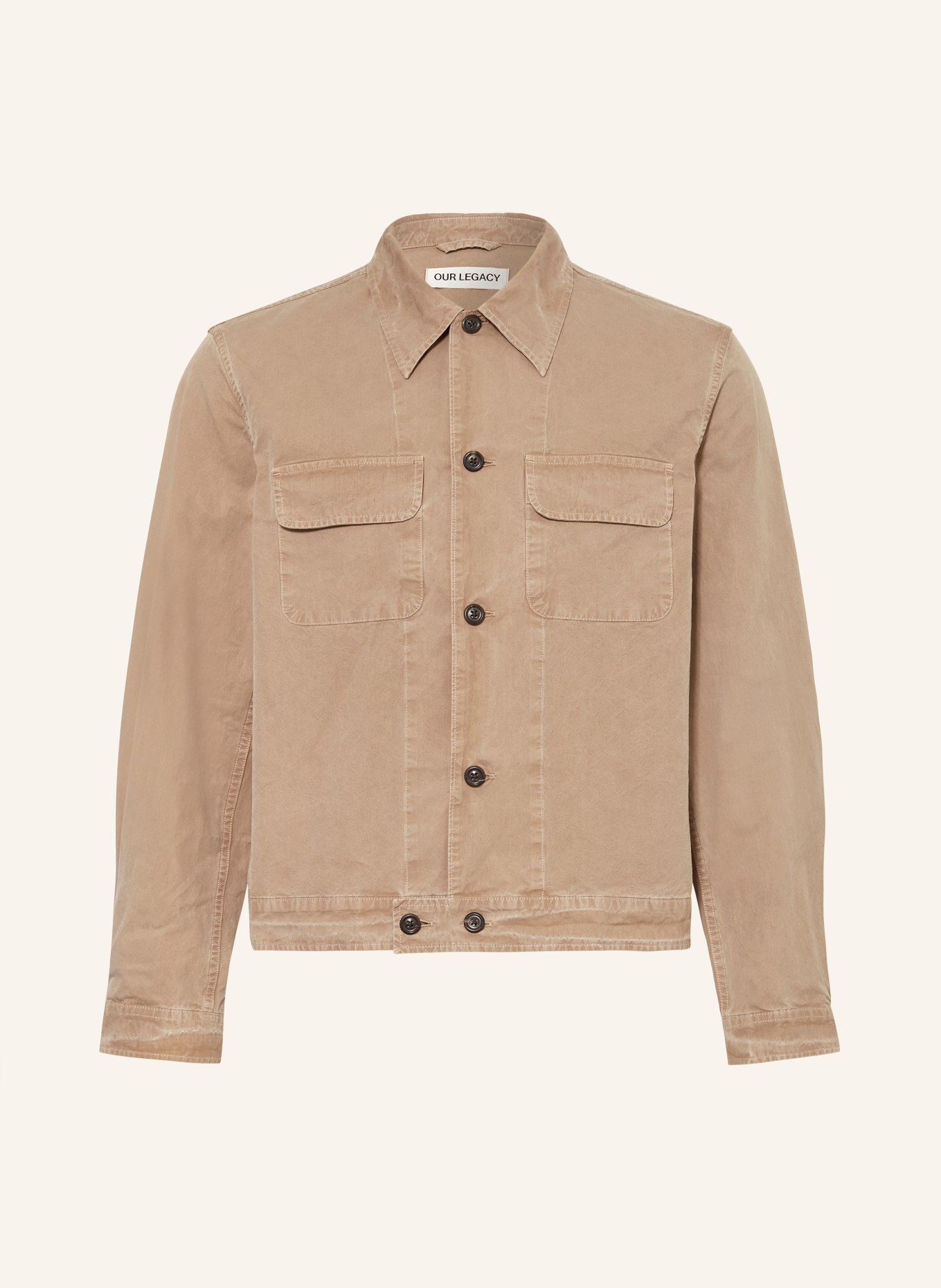 OUR LEGACY Overshirt COACH, Color: BEIGE (Image 1)